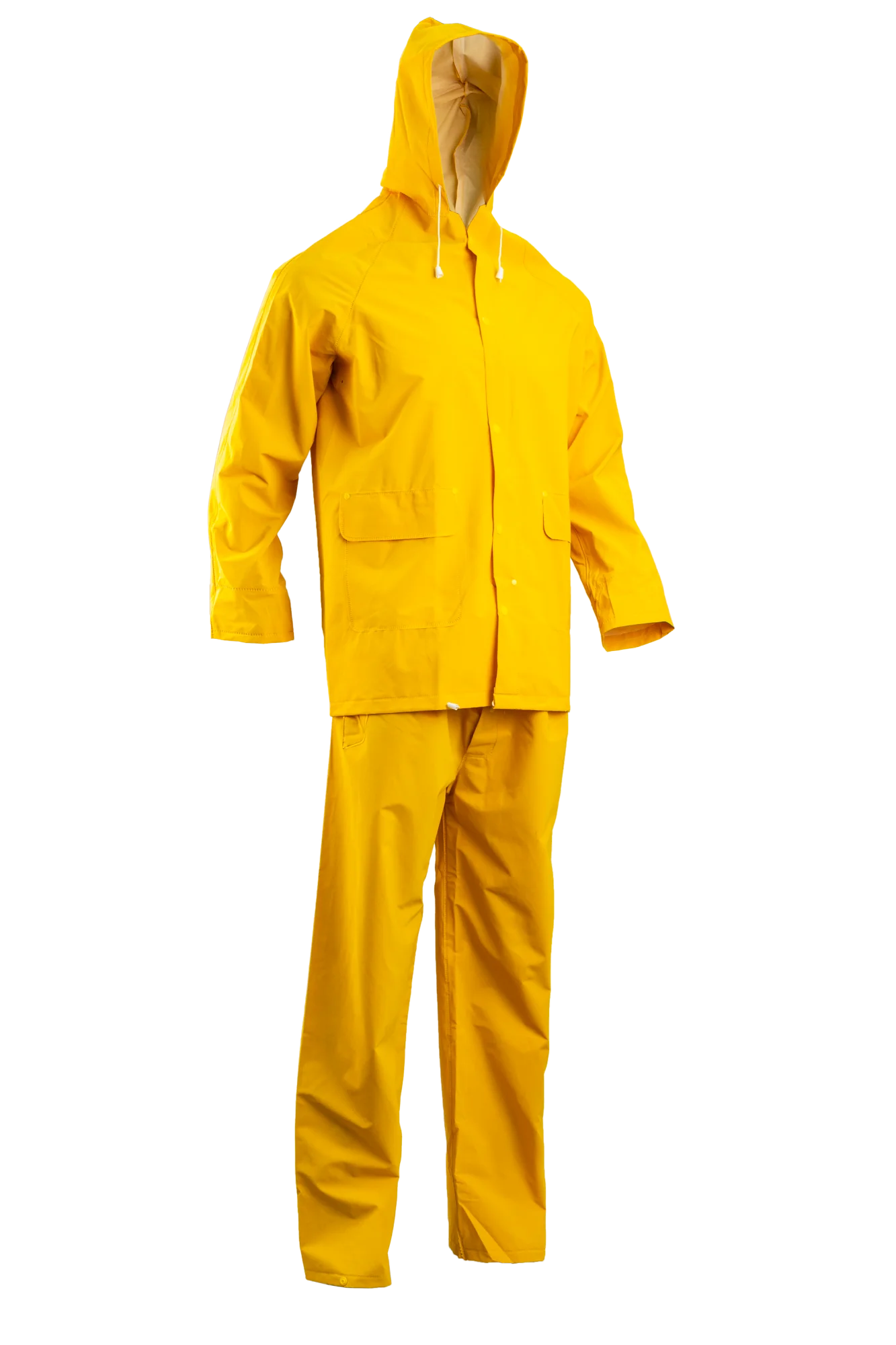 Ensemble de pluie de travail PVC SET - Jaune M - 40/42 image