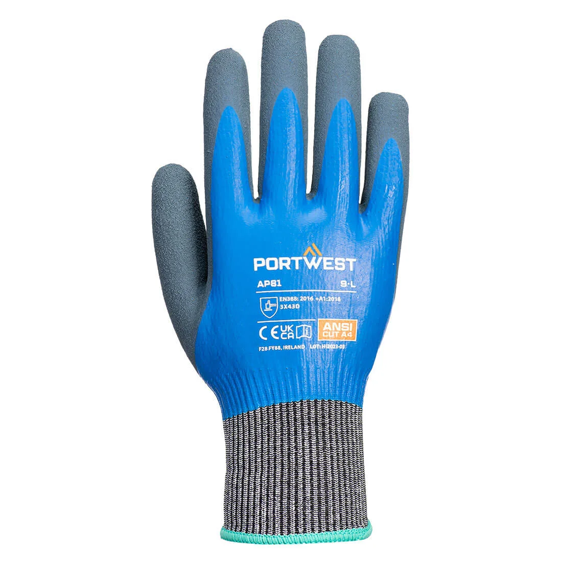 Gants anticoupure Liquid Pro HR Cut Bleu image
