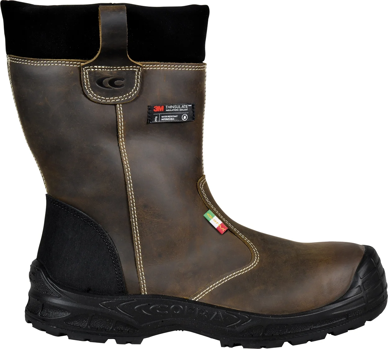 Bottes de sécurité BRUNICO UK S3S SC CI FO SR - Taupe/Marron image
