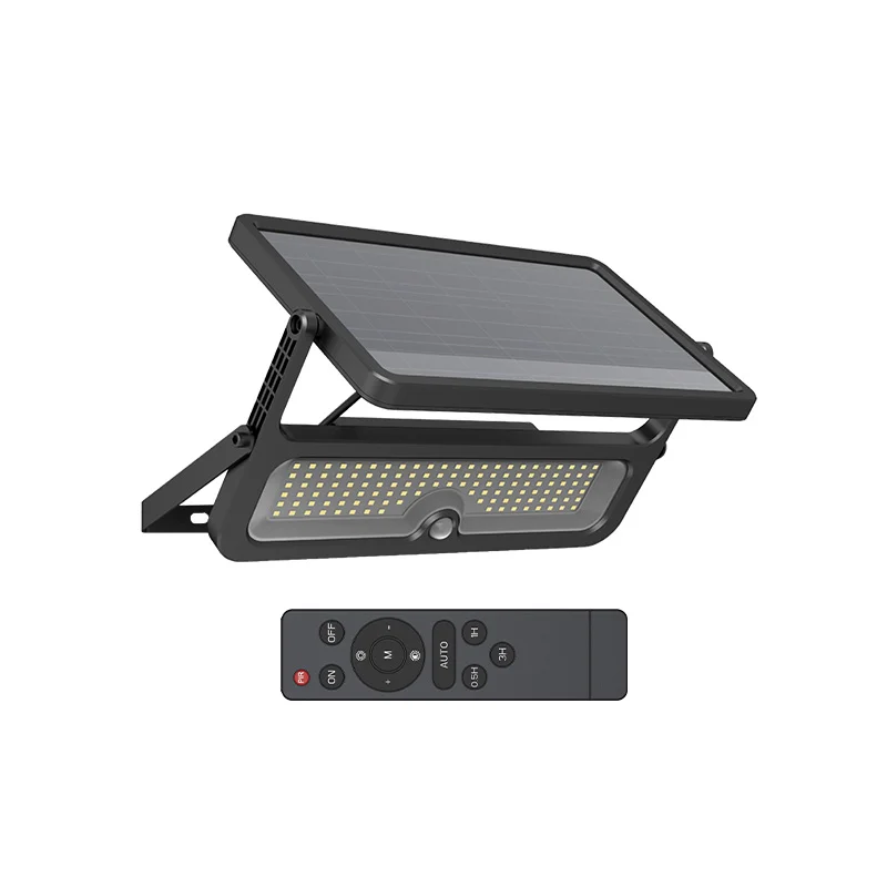 Projecteur LED solaire SUNNY LUMOS II + détecteur IR + télécommande IP65 8W - 1400lm - 3000K - Noir image