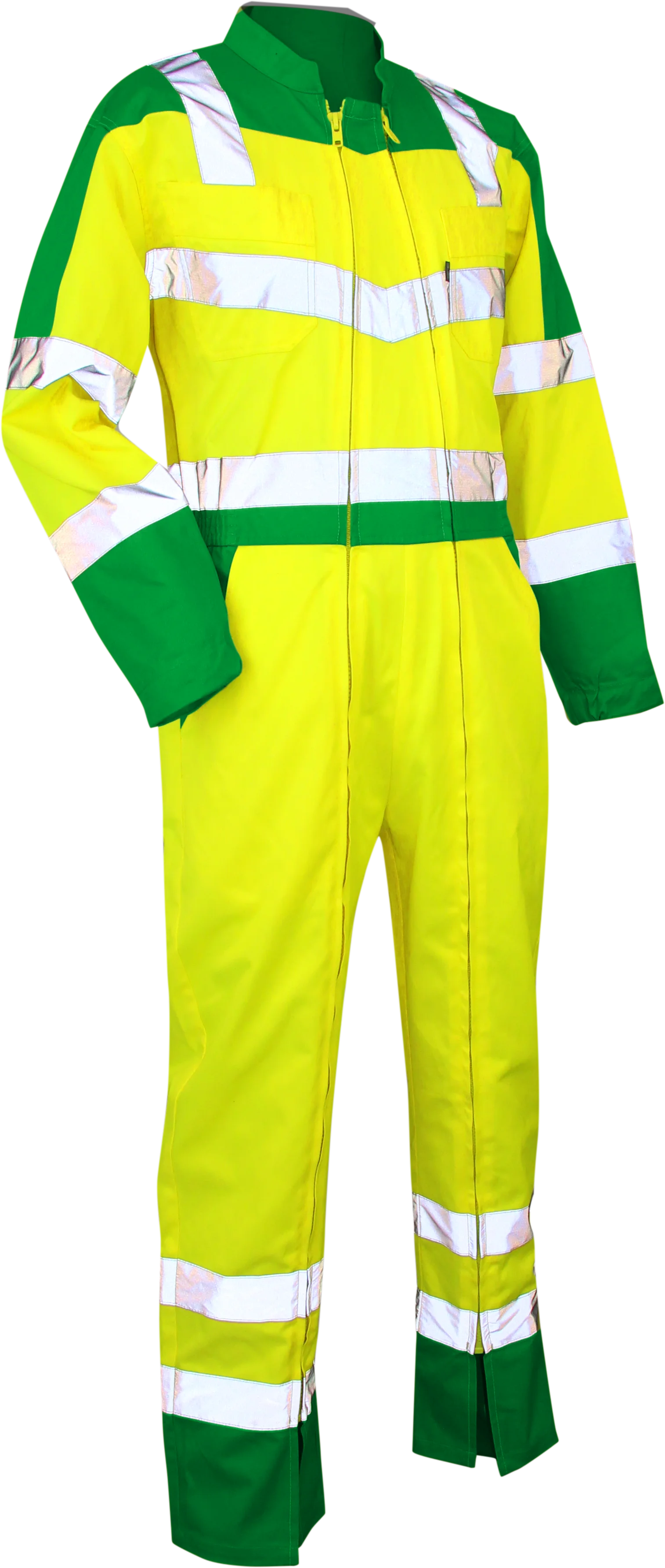 Combinaison de travail VIGILANCE HV - JAUNE FLUO/VERT image