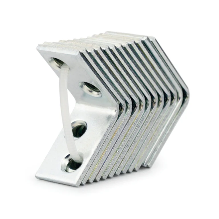 Équerres pour connecteurs bois pour chaises en maxipack - Zinguée image