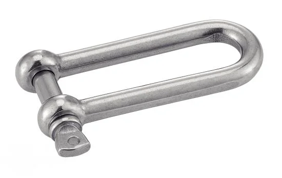 Manille droite longue forgée - Inox A4 image
