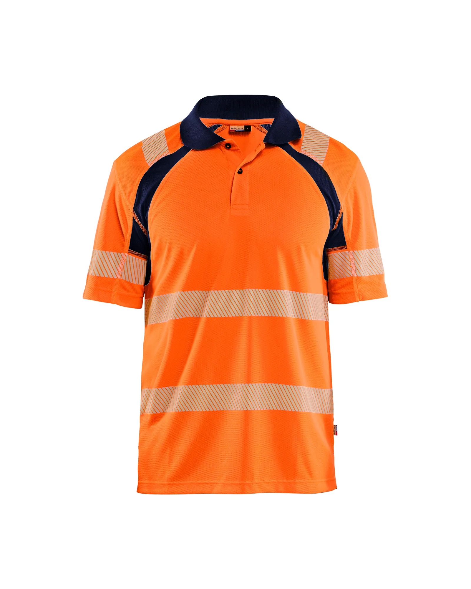 Polo de travail haute visibilité 3595 - Orange/Marine image