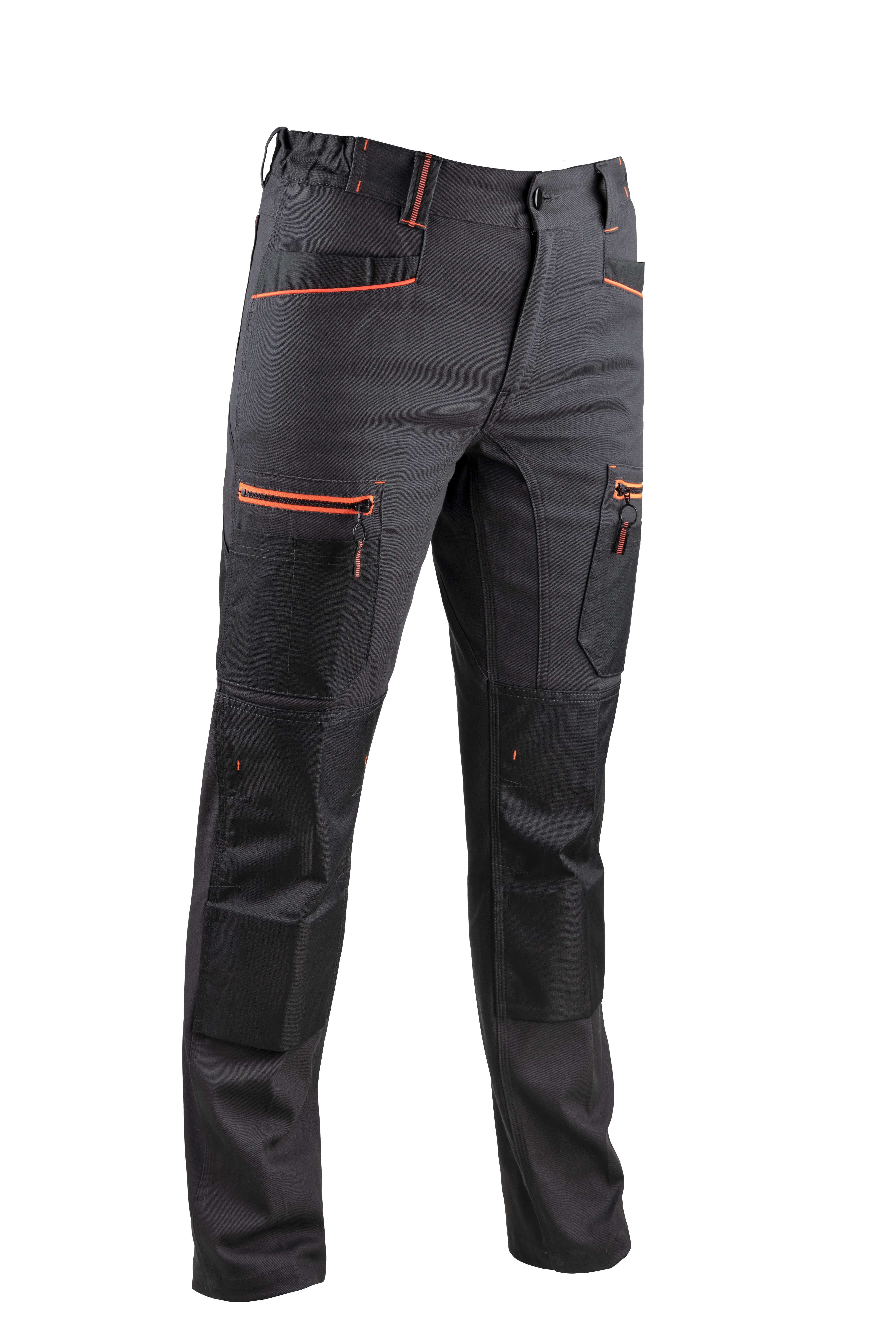 Pantalon de travail Femme CHARLOTTE - GRIS/NOIR image