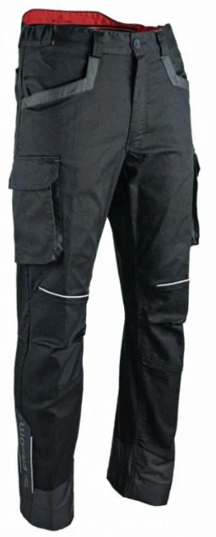 Pantalon de travail stretch RUNNER - Noir/Gris image