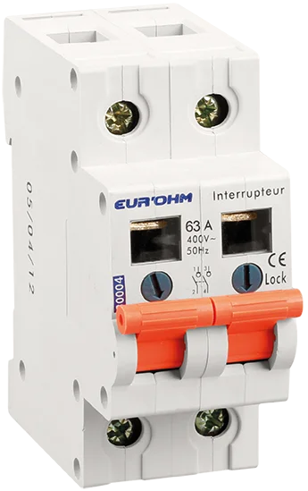 Interrupteur 2 pôles AC22A à coupure pleinement visible - IP20 image