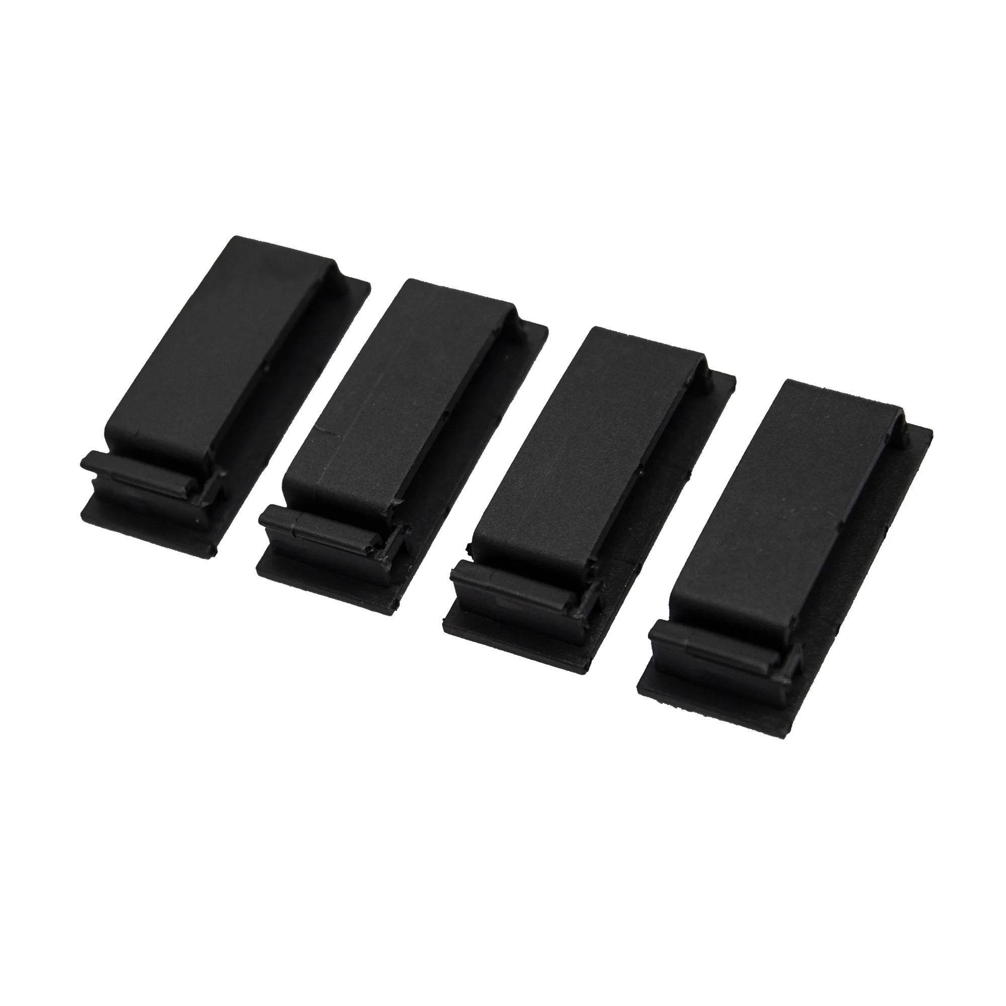 Lot de 4 - Clips auto-adhésifs pour casque de sécurité, lunettes de protection et torche image