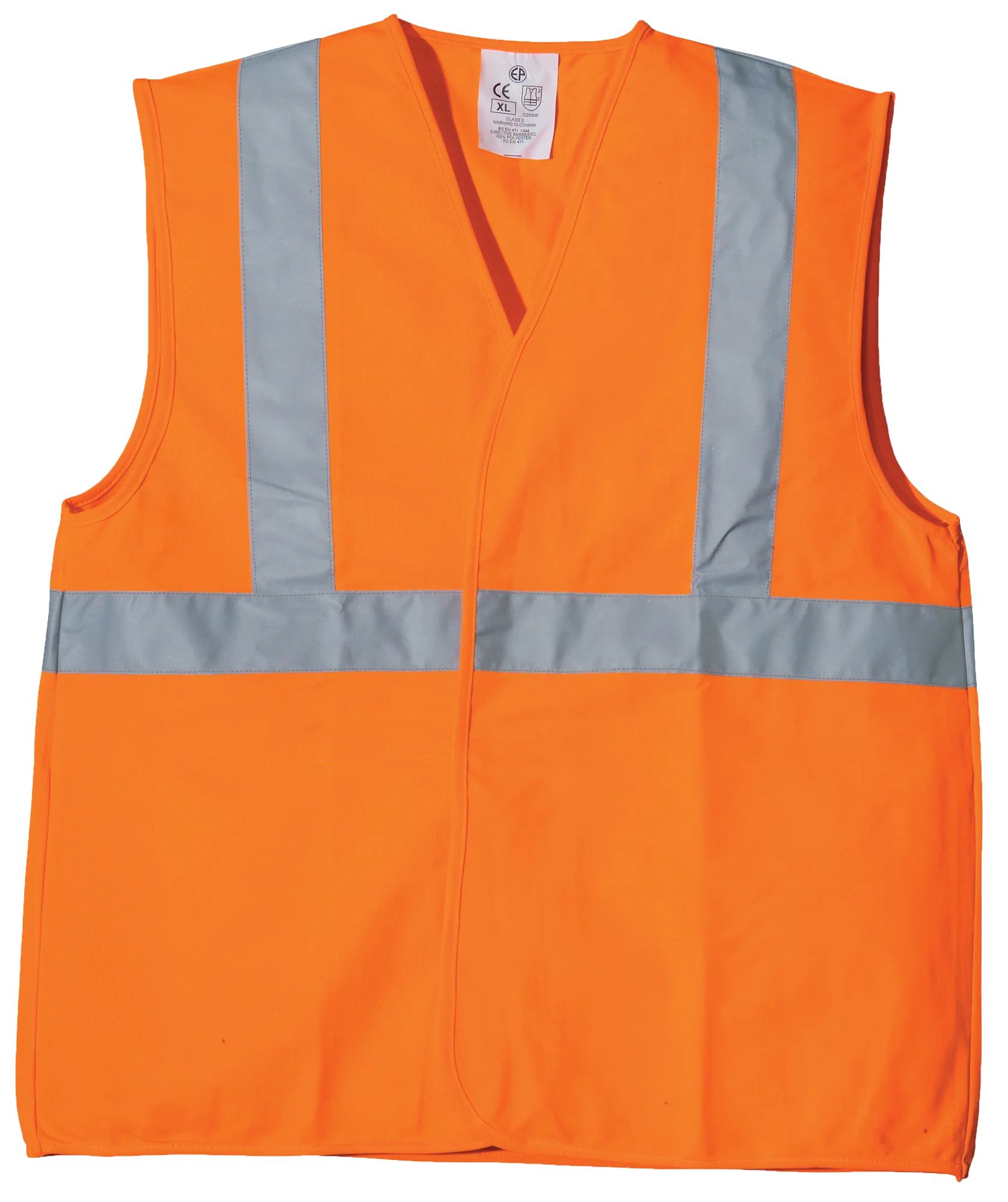 Lot de 50 - Gilet de travail d'été sans manche haute visibilité YARD - Orange Fluo image