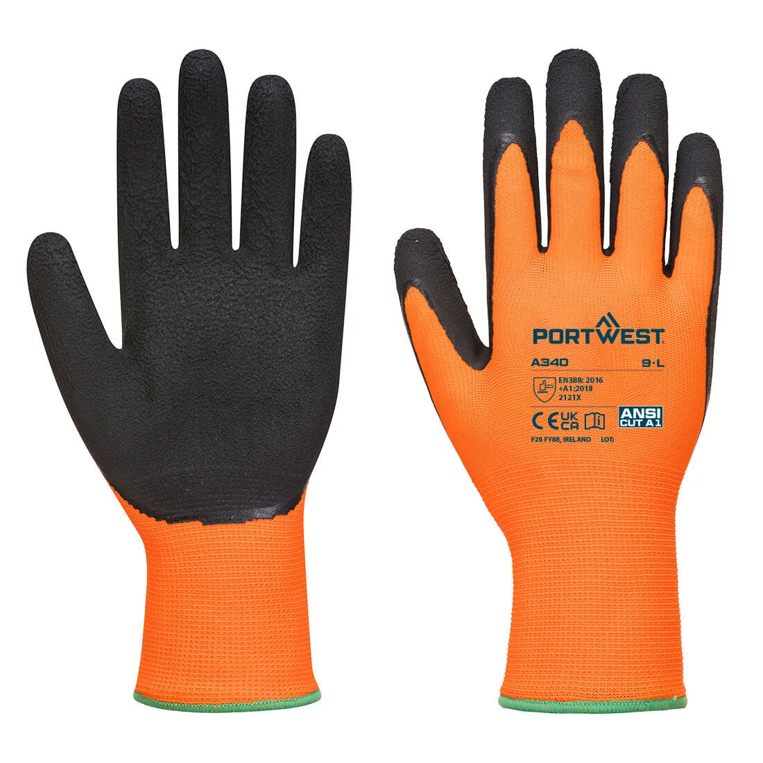 Gants Grip HiVis Latex image