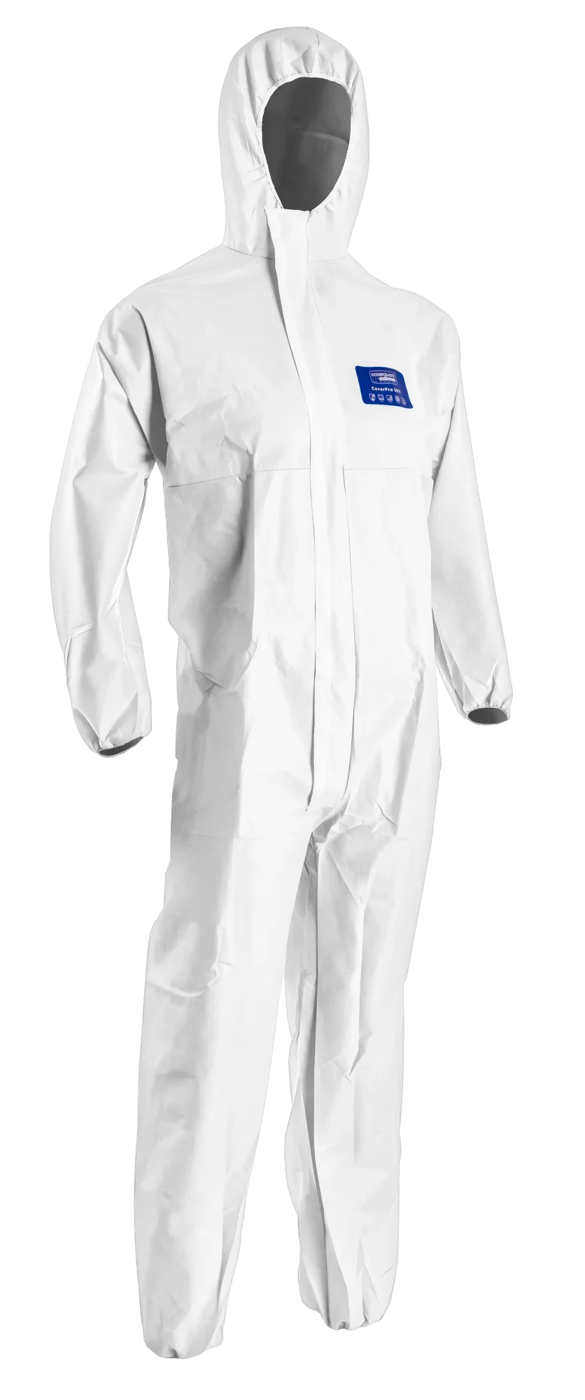 Lot de 25 - Combinaison jetable avec capuche SMS Blanc image