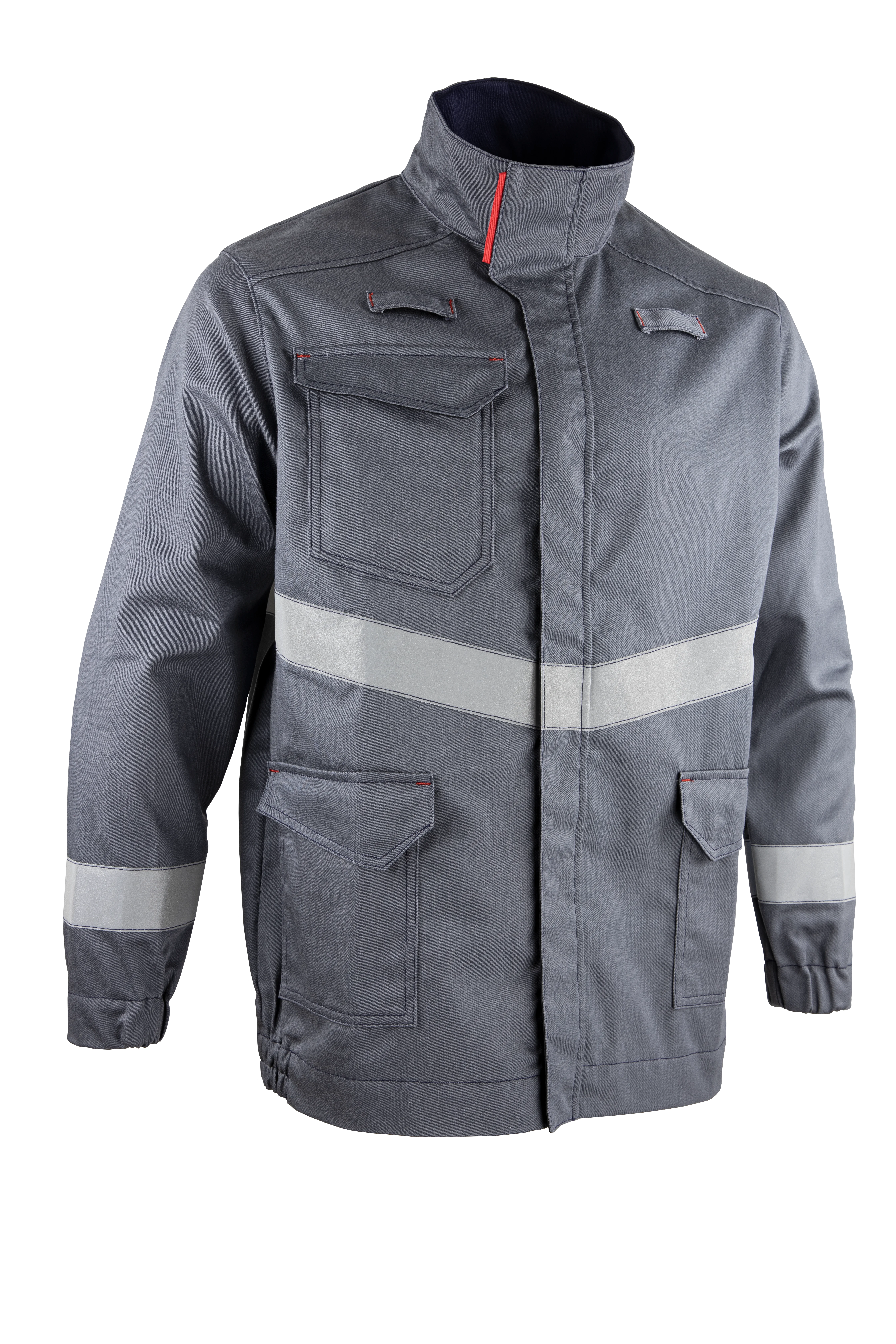 Veste de travail multirisque col montant CERES - GRIS image