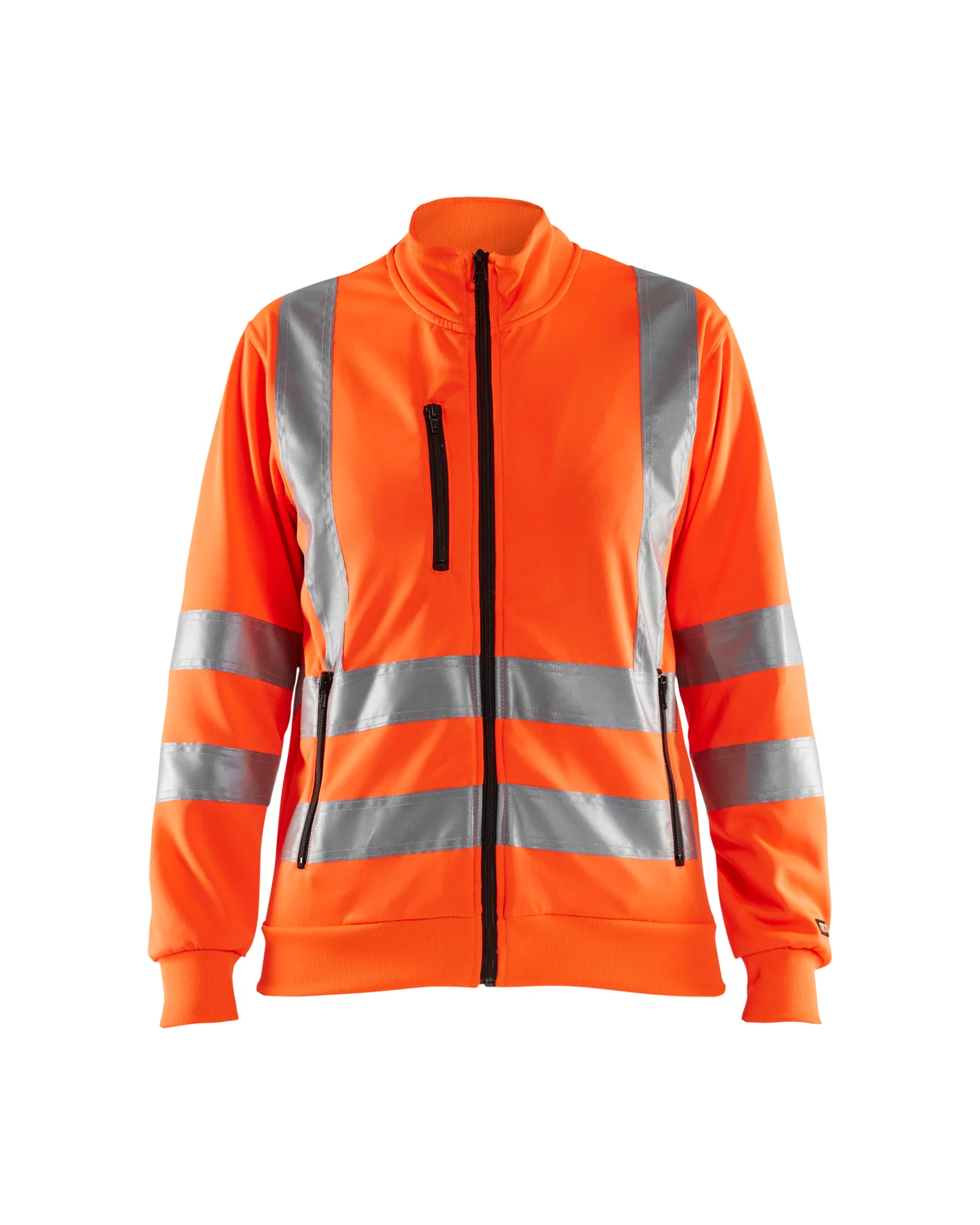 Sweat de travail zippé haute visibilité femme 3308 - Orange fluo image