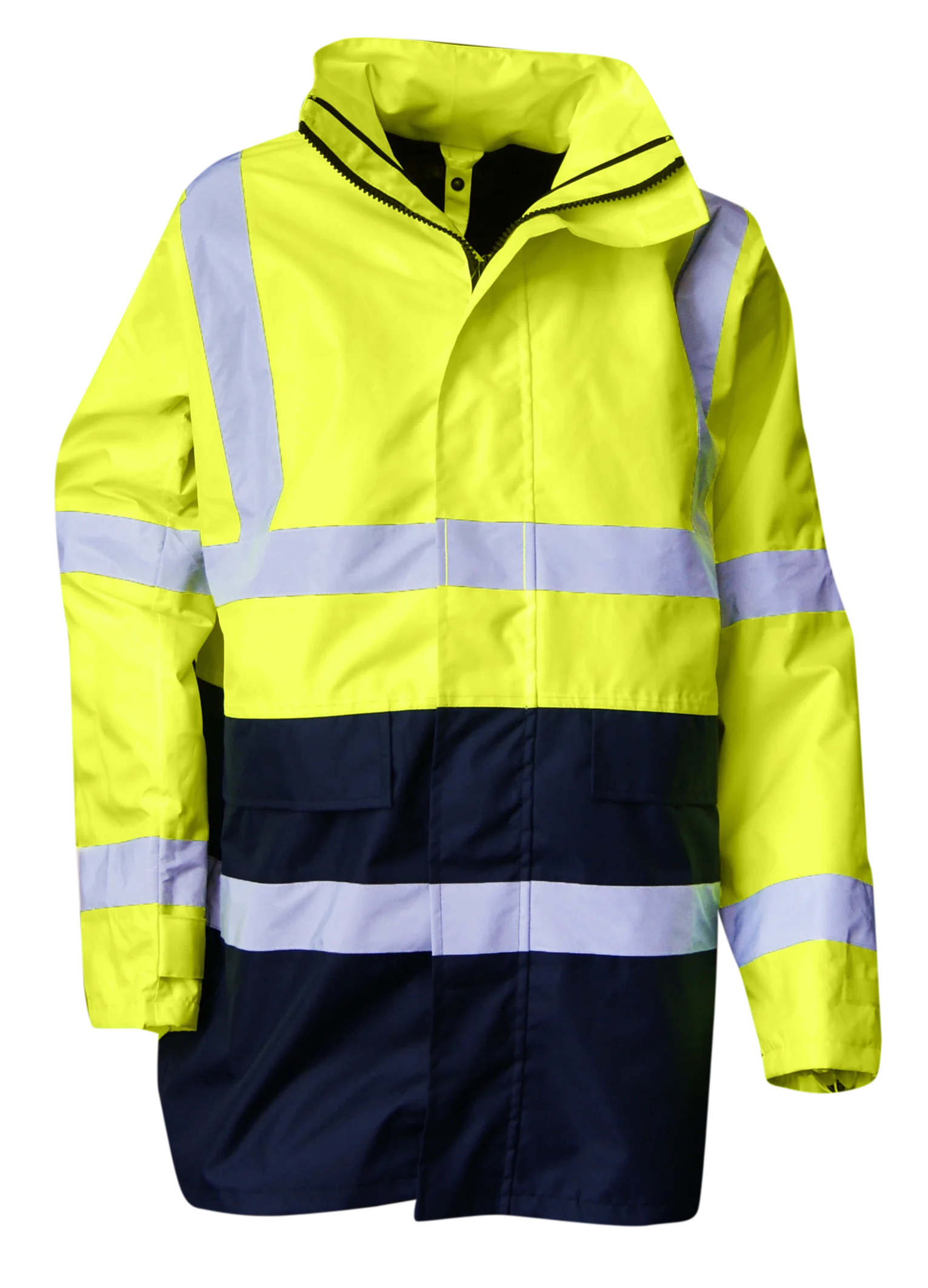 Parka de travail HV PREVENTION - MARINE/ORANGE FLUO image