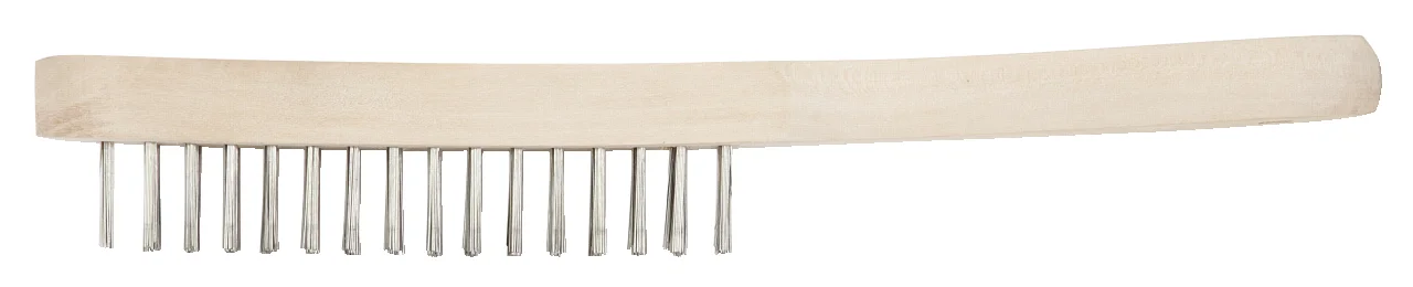 Brosse métallique à 3 rangées inox, 290 mm image