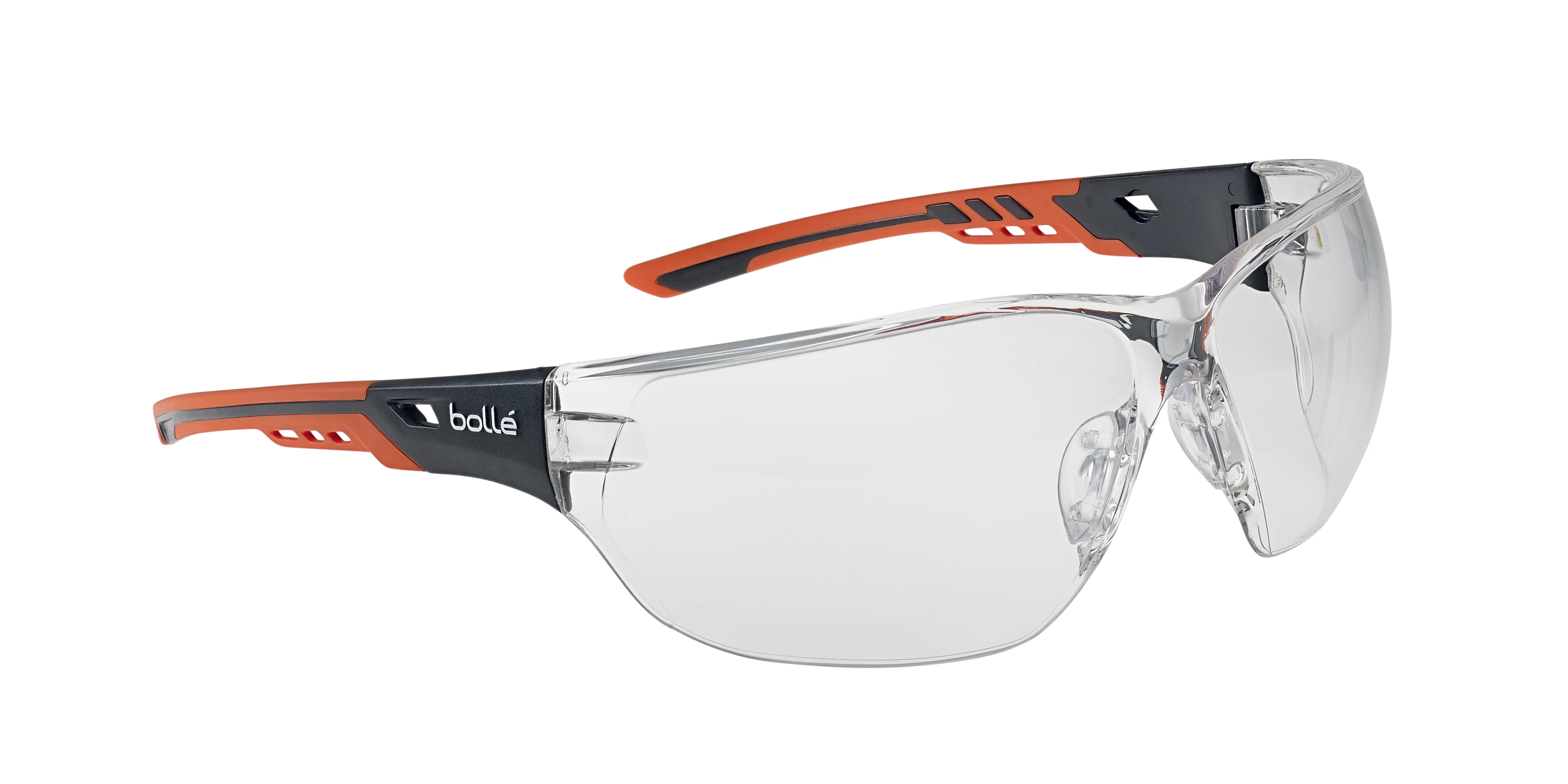 Lunette de protection PC TPR NESS+ - Noir/Orange image