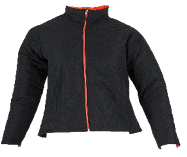 Doudoune de travail Femme LAPONIE - NOIR/ROUGE FLUO image