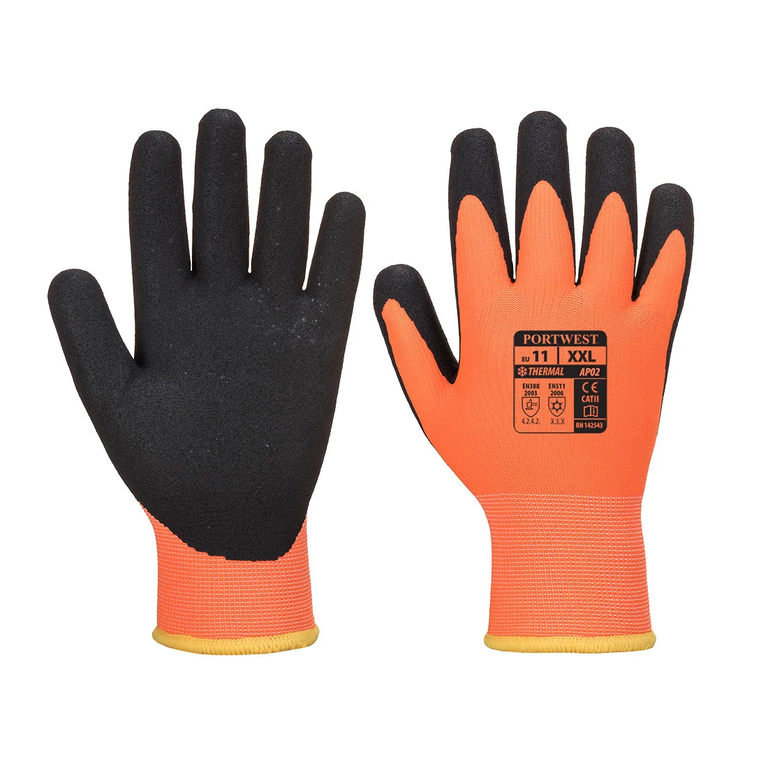 Gants Thermo Pro Ultra Orange/Noir image