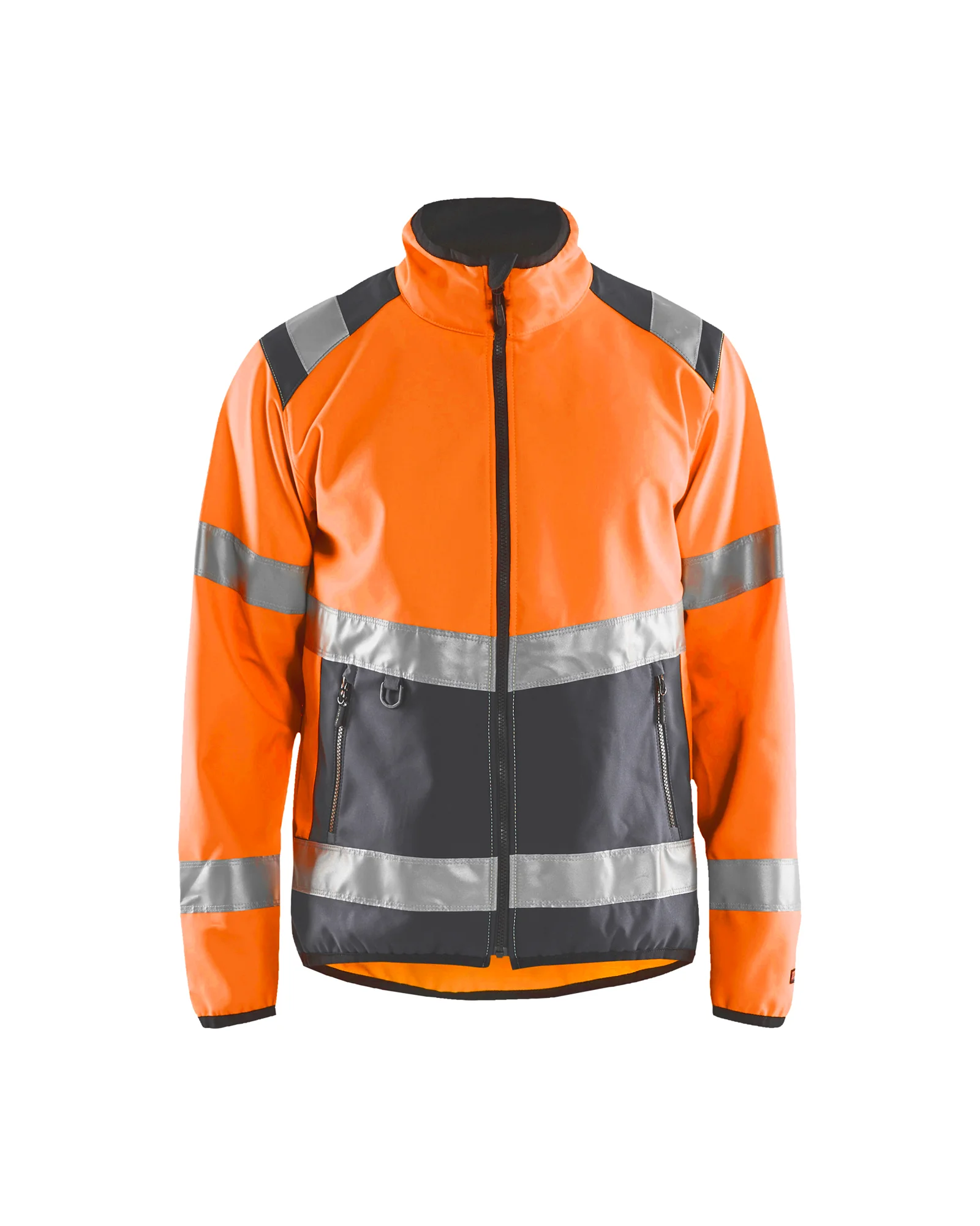 Veste de travail softshell haute visibilité 4877 - Orange fluo/Gris anthracite image