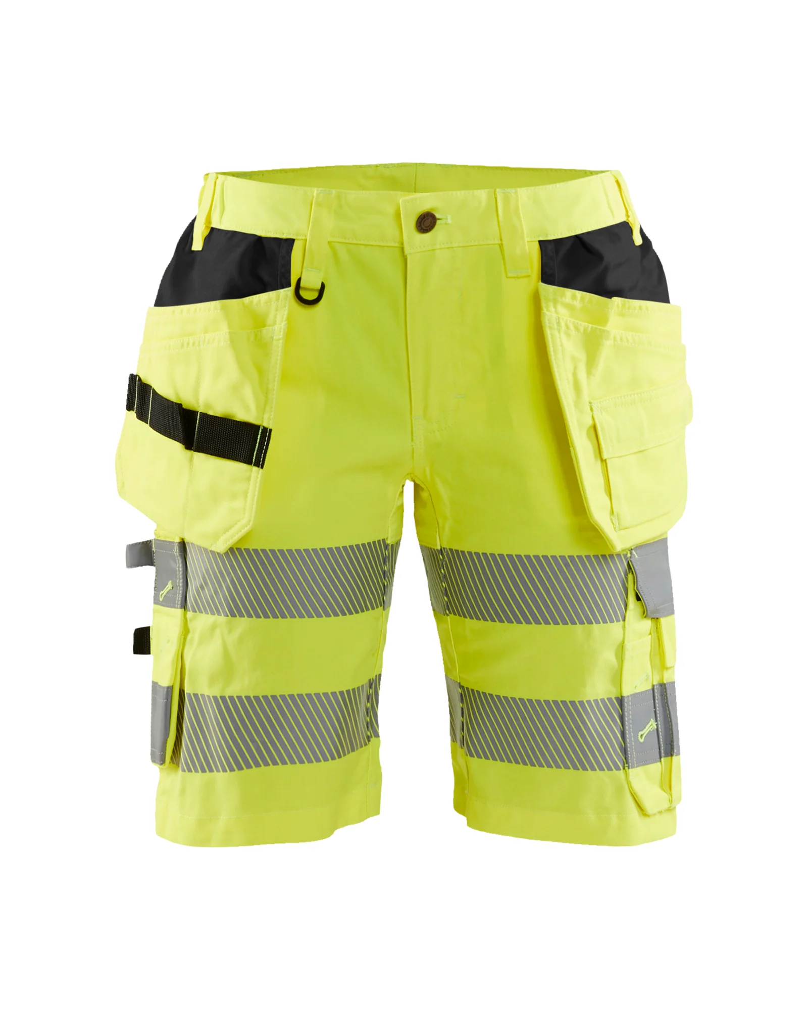Short de travail haute visibilité stretch femme 7186 - Jaune fluo image