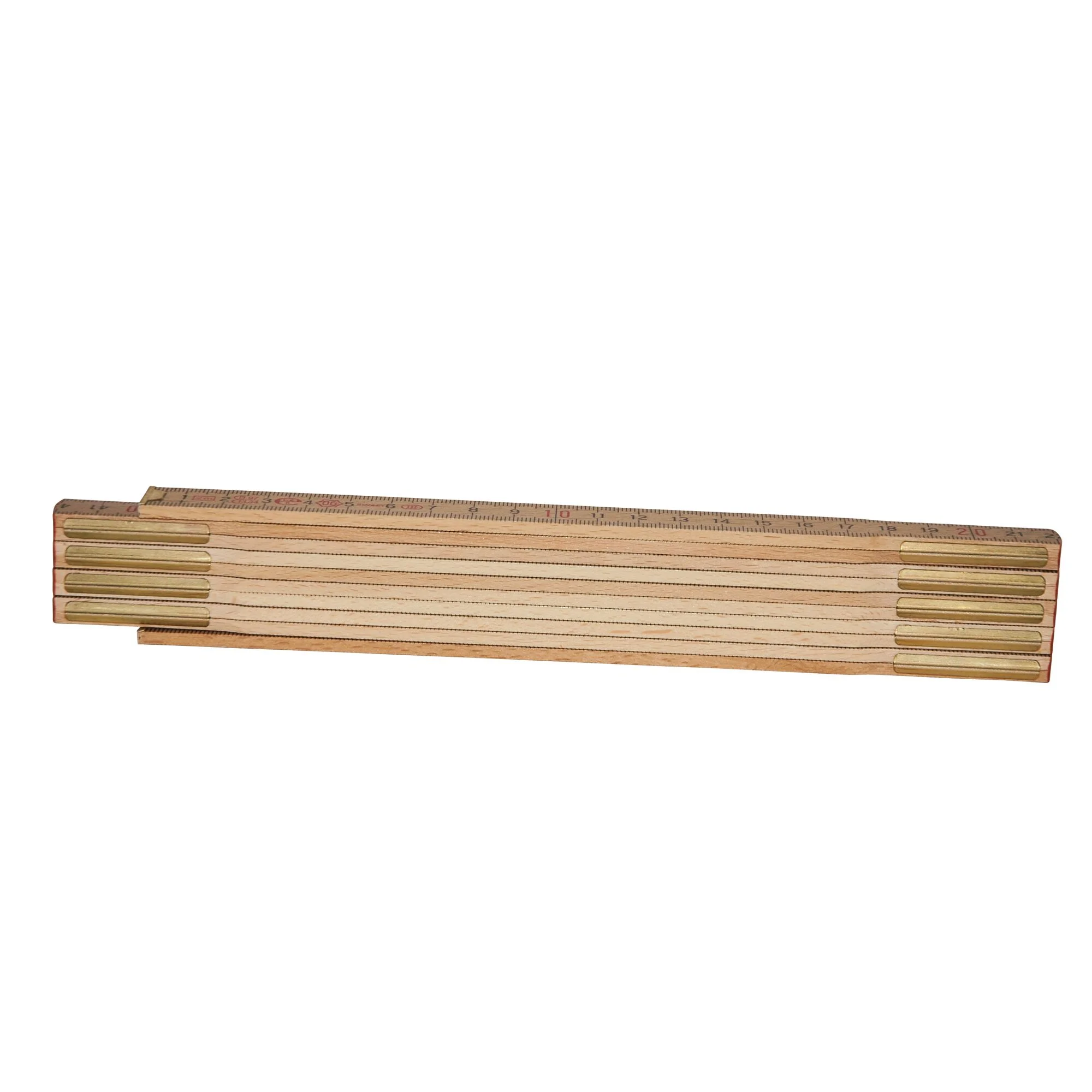 Mesure pliante en bois naturel - 2m x 15mm image