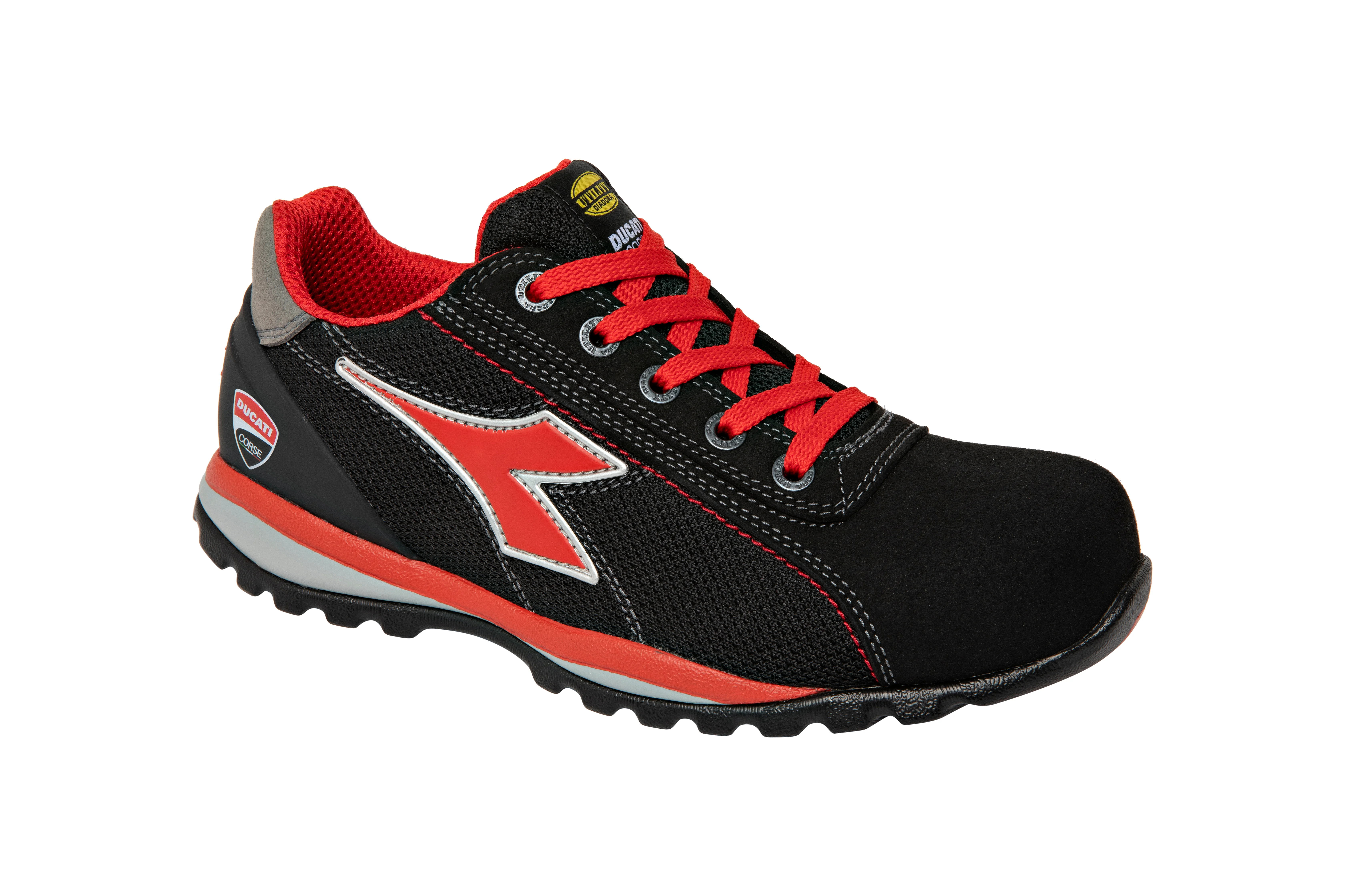 Chaussures de sécurité basses GLOVE MONSTER S1PS FO HRO - Noir/Rouge image