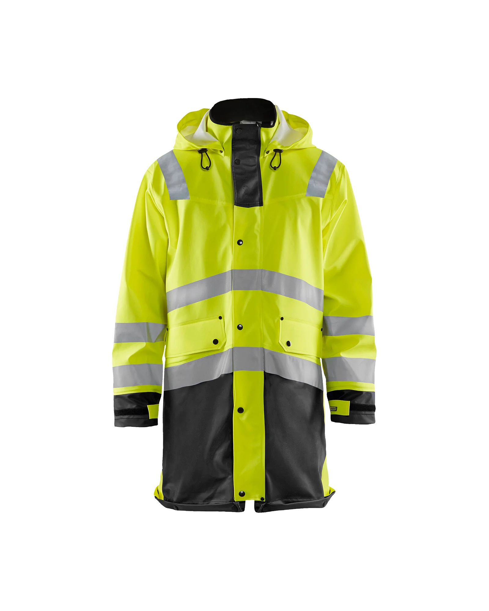 Veste de pluie haute visibilité niveau 3 4326 - Jaune fluo/Noir image
