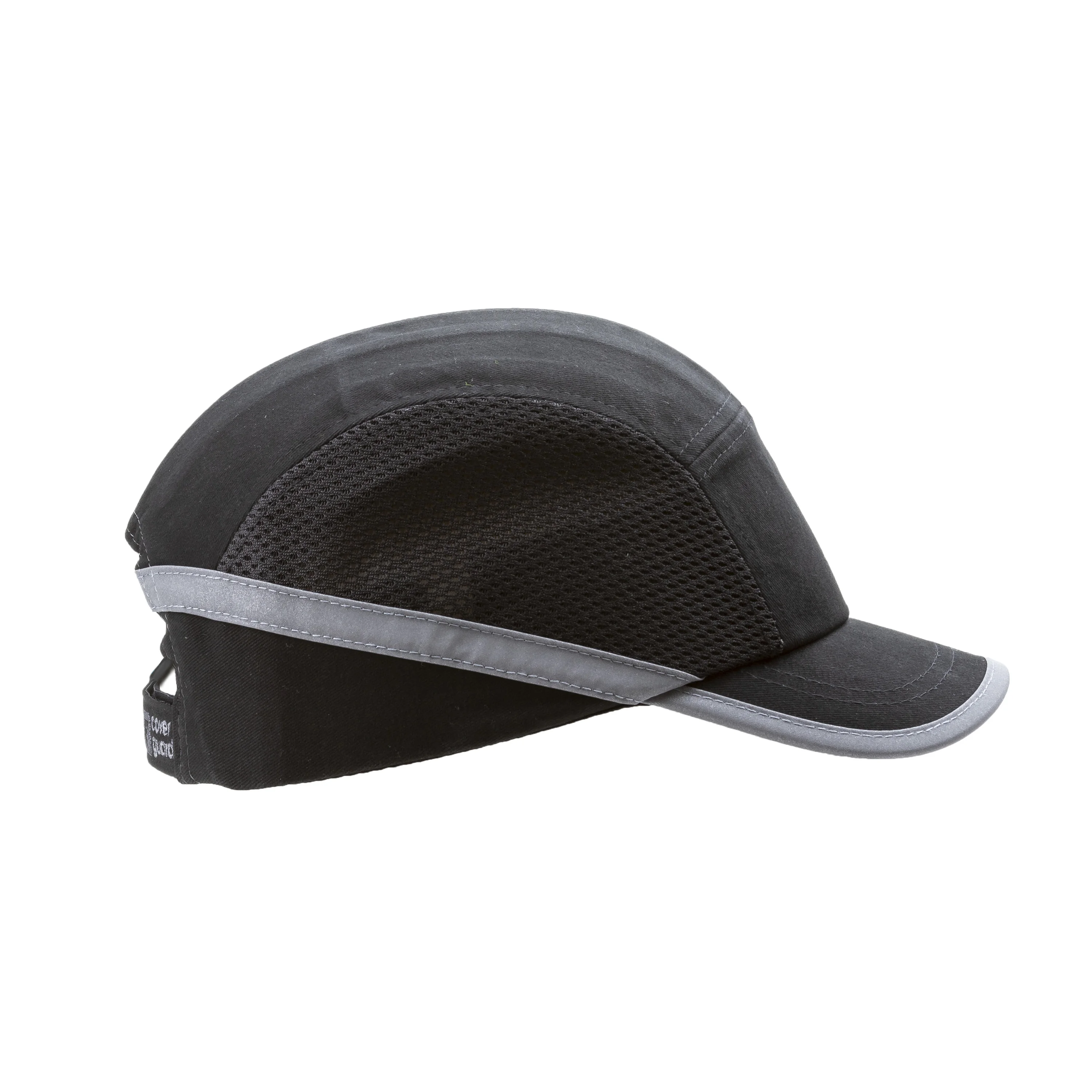 Lot de 10 - Casquette anti-heurt aerée coton/mesh - NOIR VISIERE 5CM image