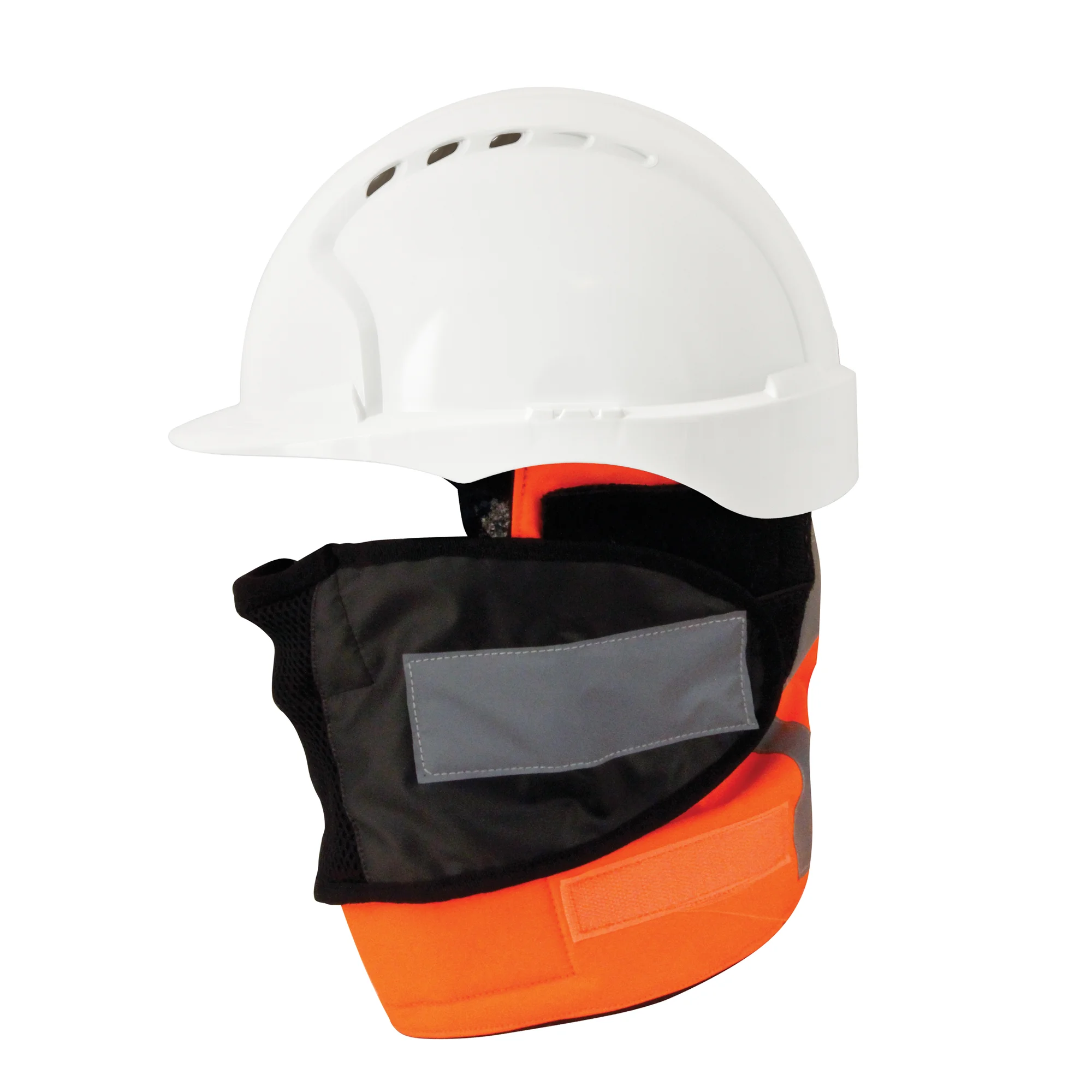 Polaire sous casque pour cheminots - Orange HV image