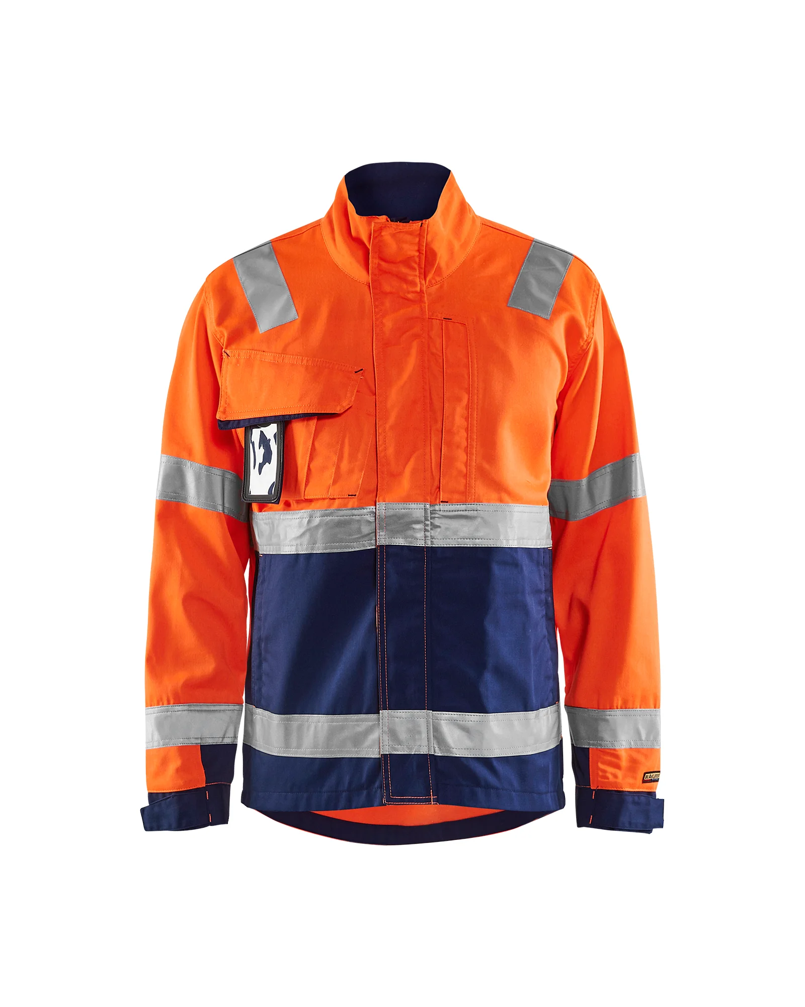 Veste de travail haute visibilité 4064 - Orange fluo/Marine image