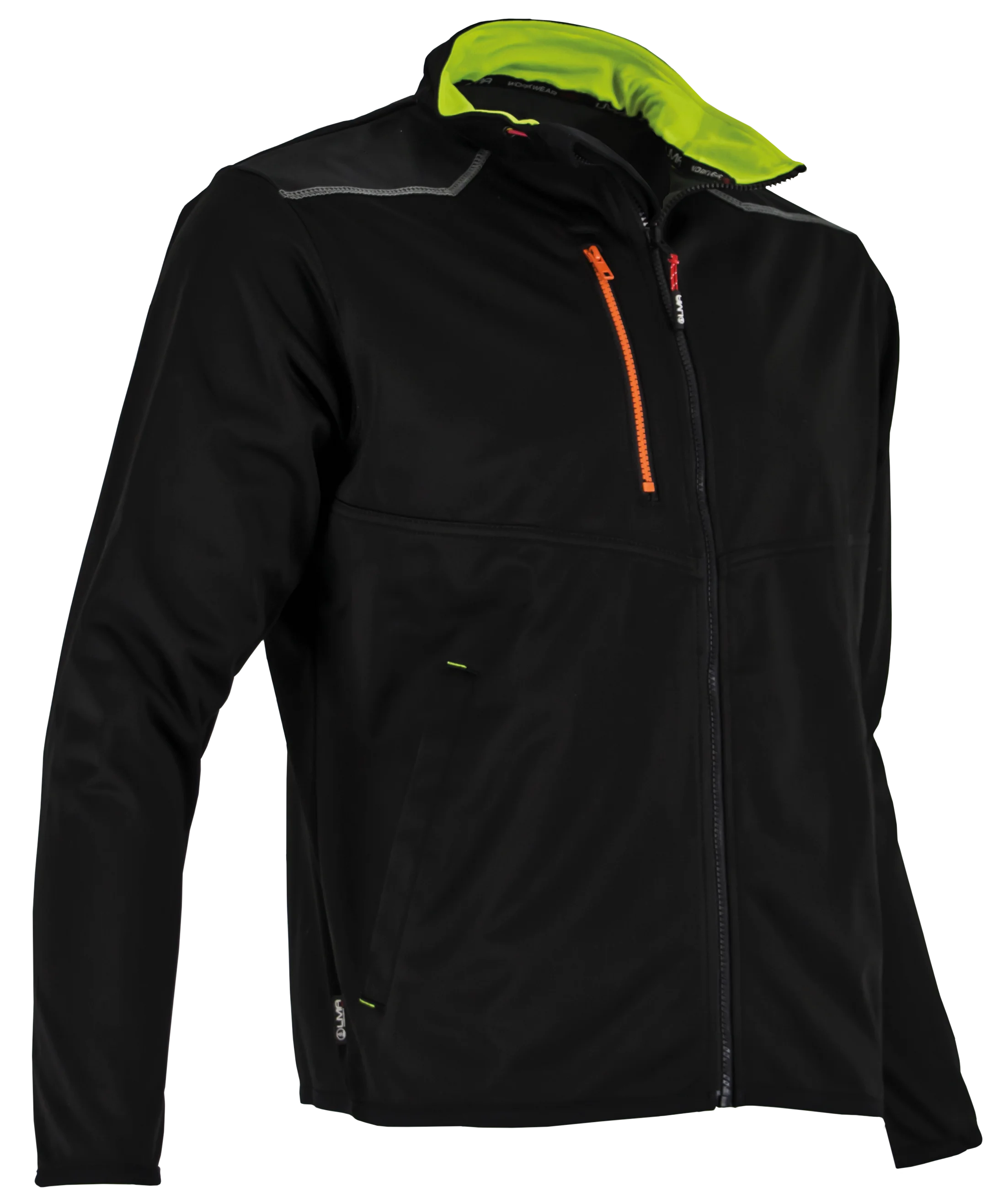 Gilet de travail bicolore zippé INJECTION - NOIR image