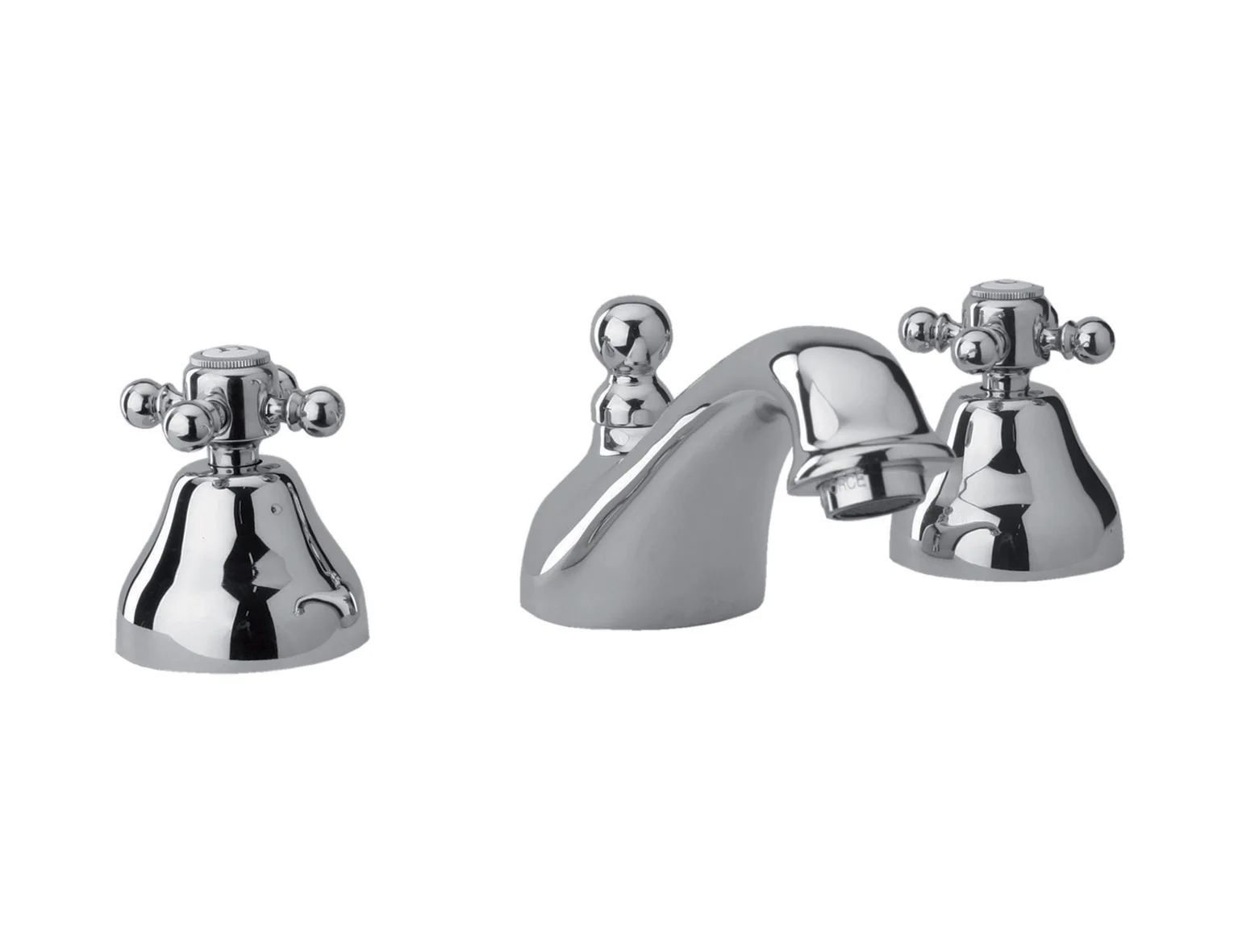 Mélangeur lavabo 3 trous bec fixe Tiffany image