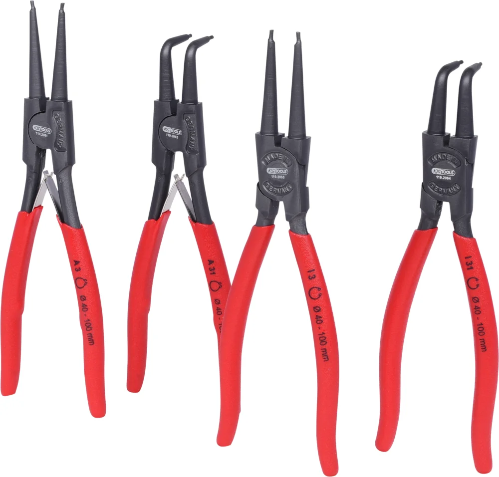 Jeu de pinces à circlips, 40-100 mm, 4pcs image