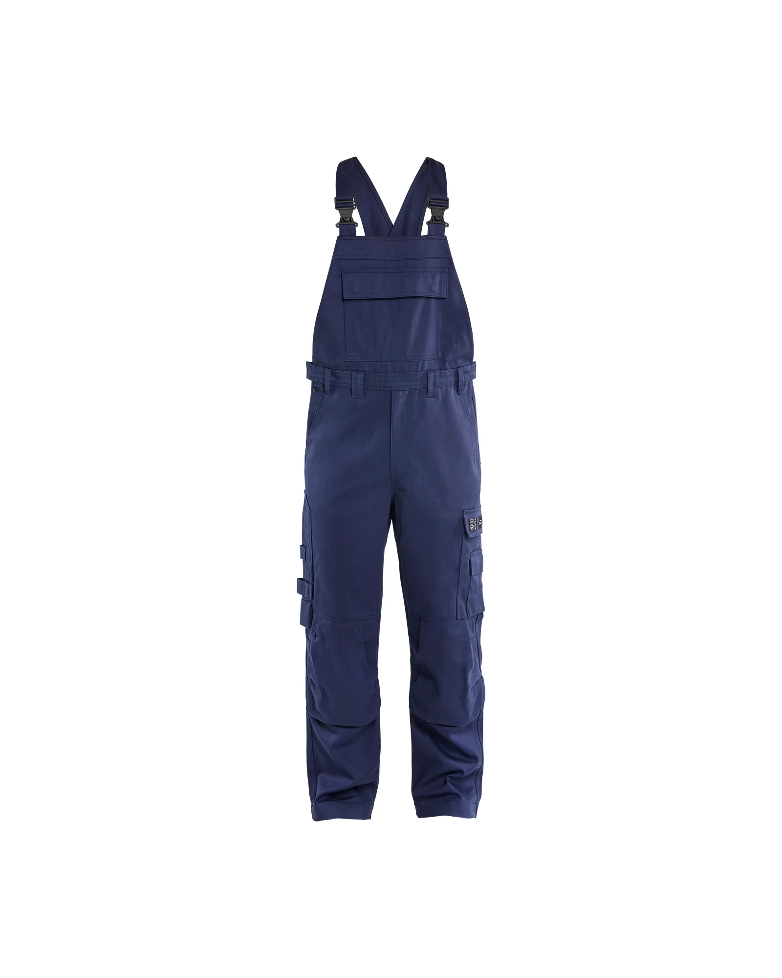 Cotte de travail à bretelles de soudeur 2601 - Marine/Jaune image