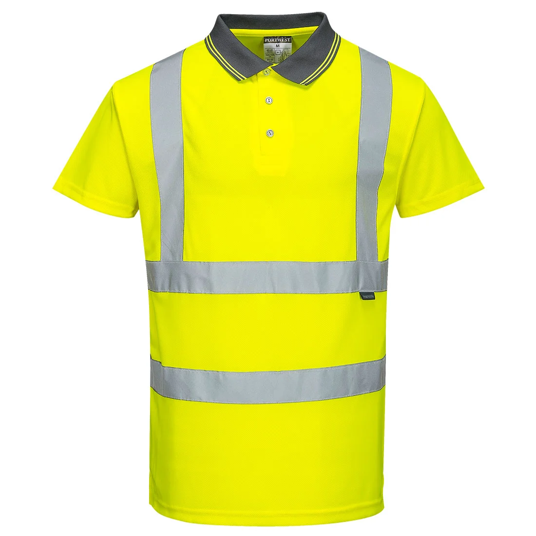 Polo Hi-Vis manches courtes Jaune image