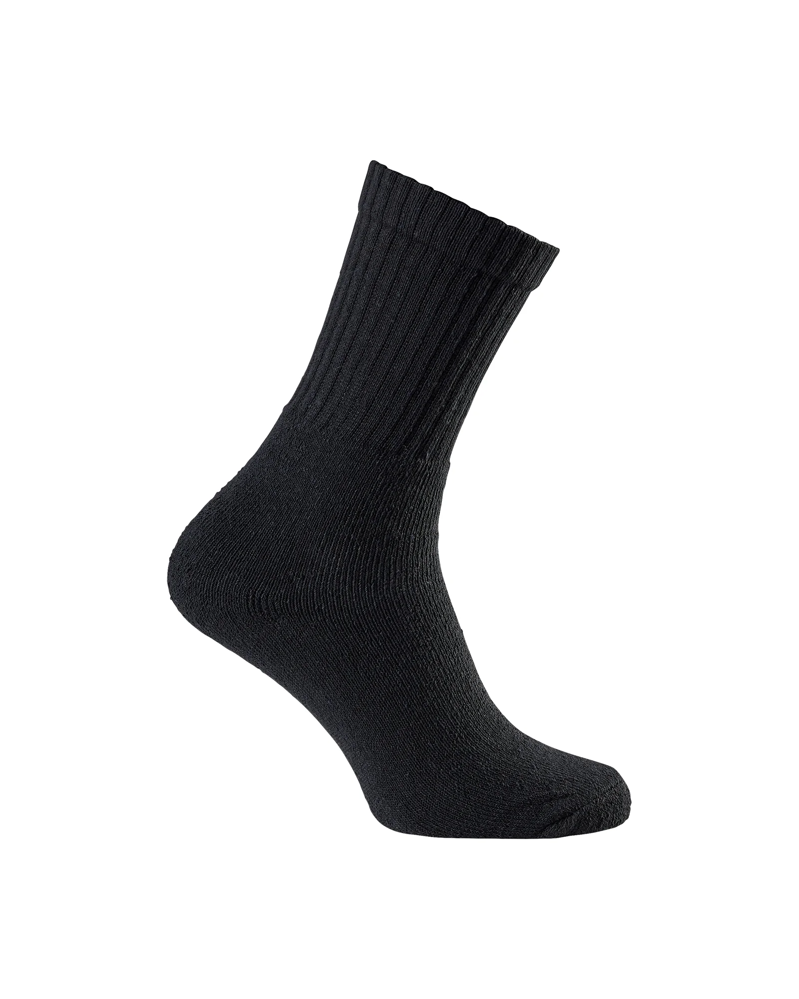 Chaussettes hautes en coton Pack x5 Noir image