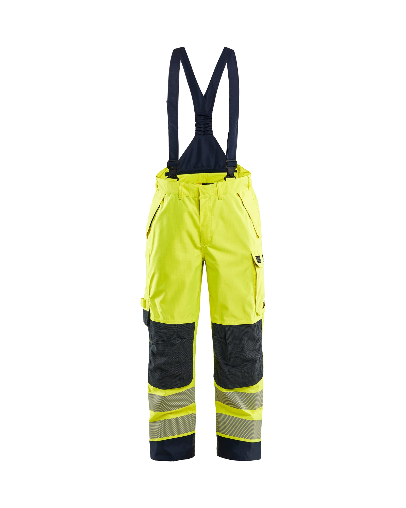 Pantalon de travail multinormes hardshell 1881 - Jaune fluo/Marine image