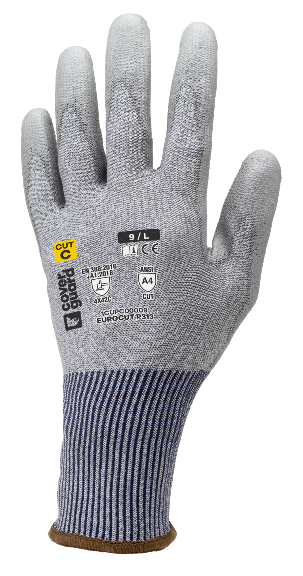 Lot de 10 paires de gants anti-coupure EUROCUT P313 - Gris image