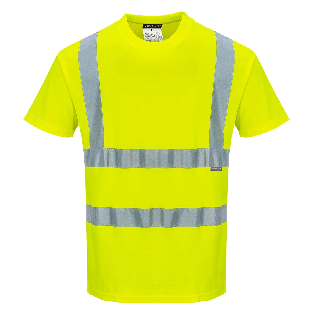 T-shirt Hi-vis MC coton comfort Jaune image