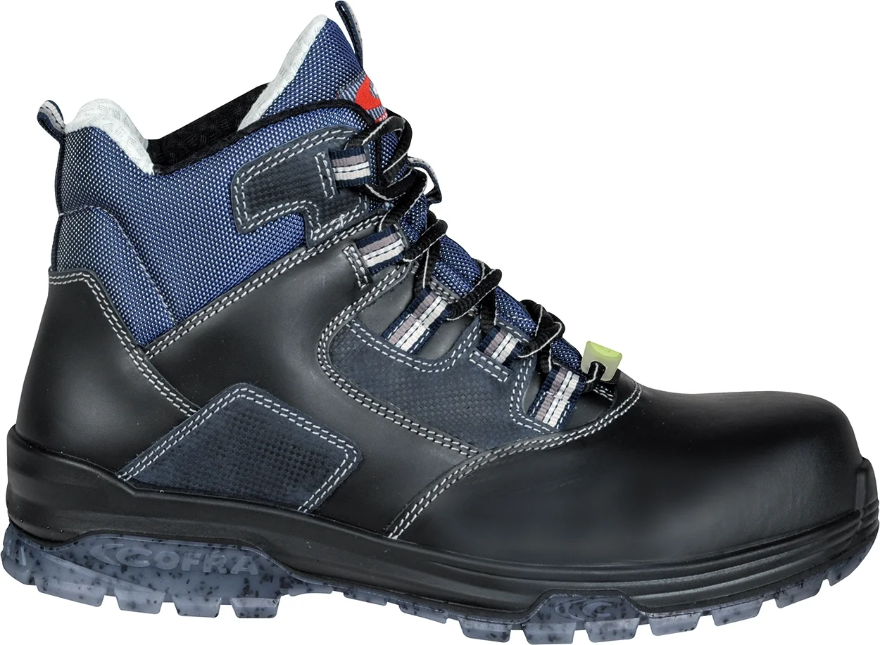 Chaussures de sécurité montantes FUNK BLACK ESD S3S CI FO SR - Noir/Bleu/Gris image