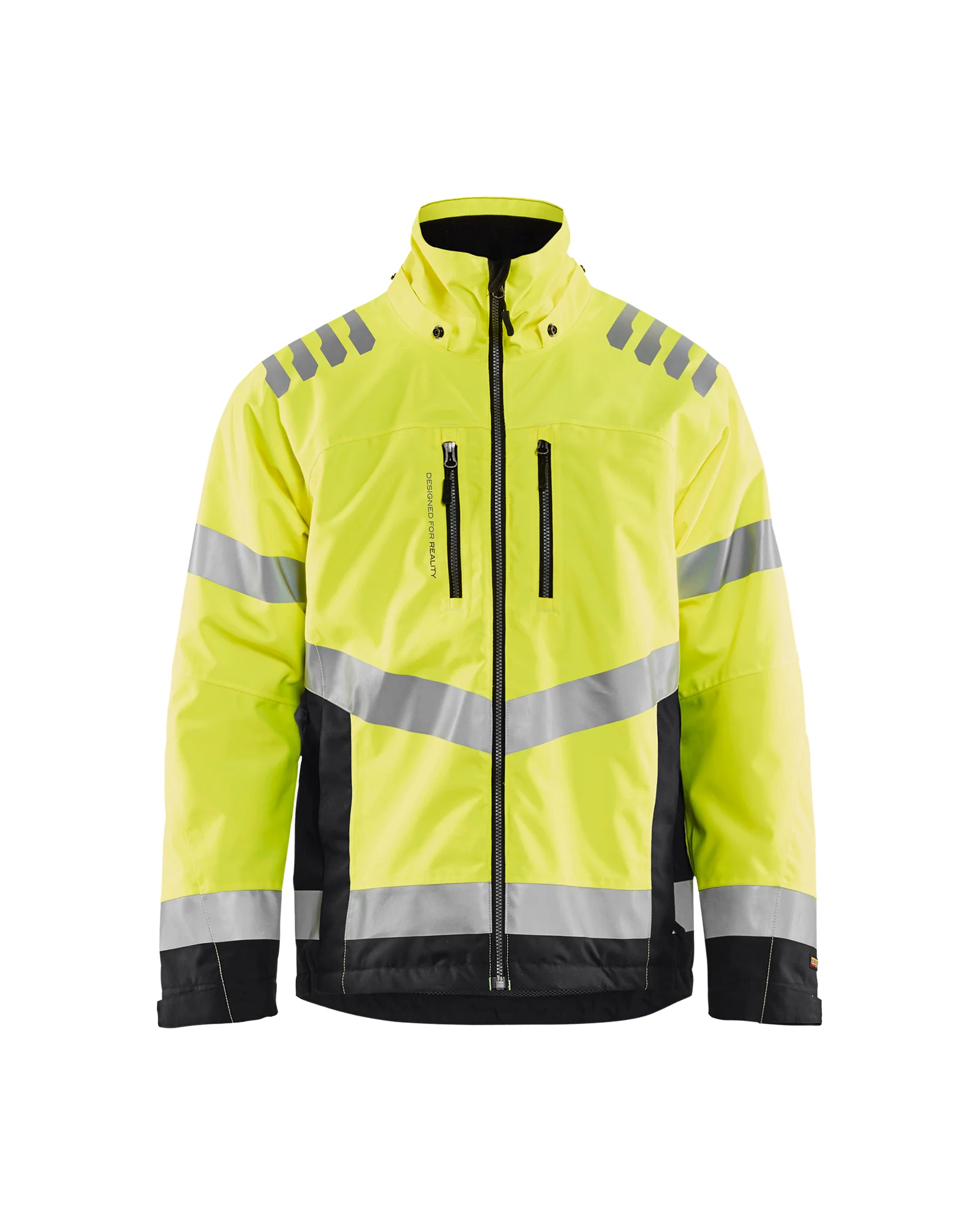 Veste de travail doublée haute visibilité 4780 - Jaune fluo/Noir image