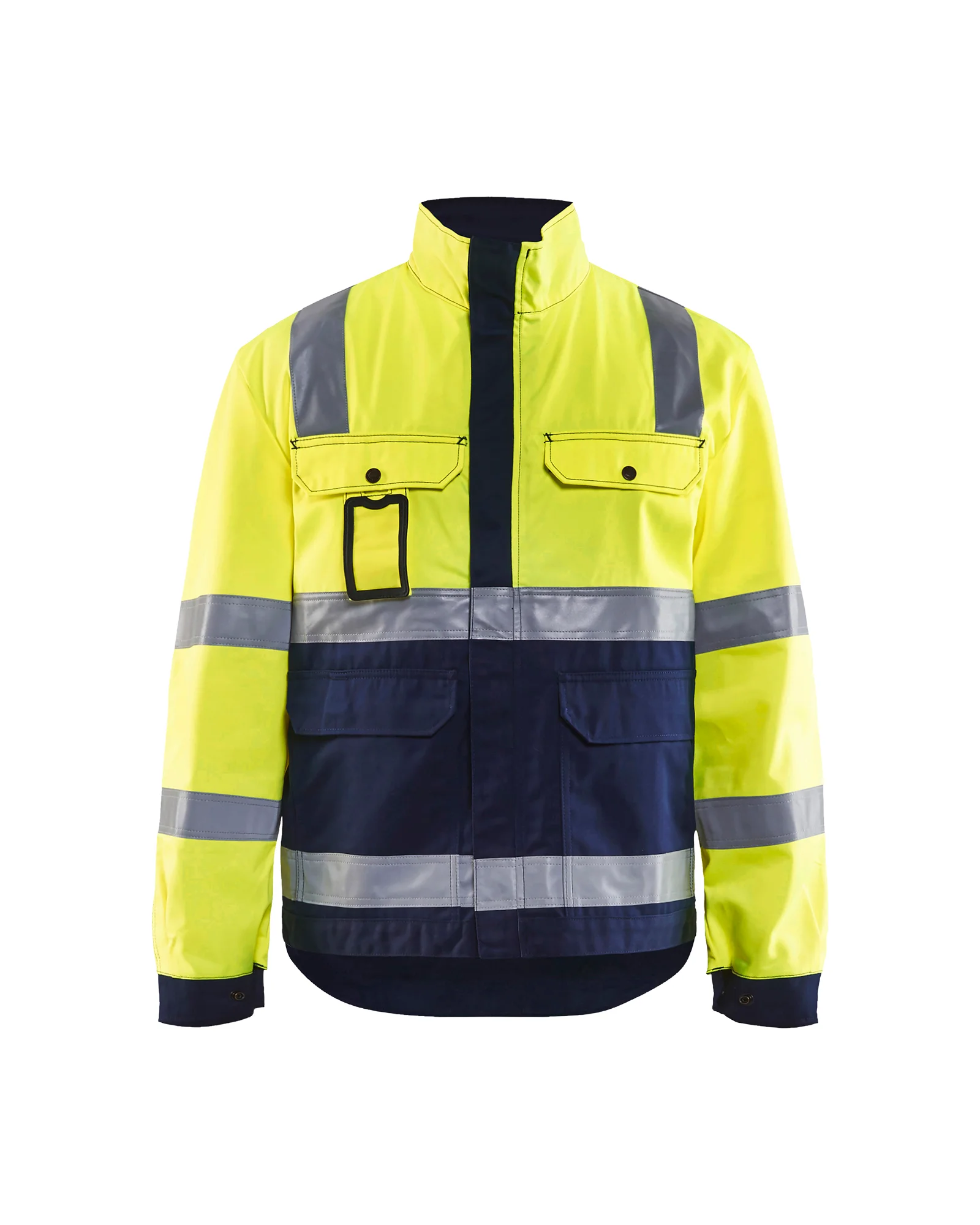 Veste de travail haute visibilité 4023 - Jaune fluo/Marine image