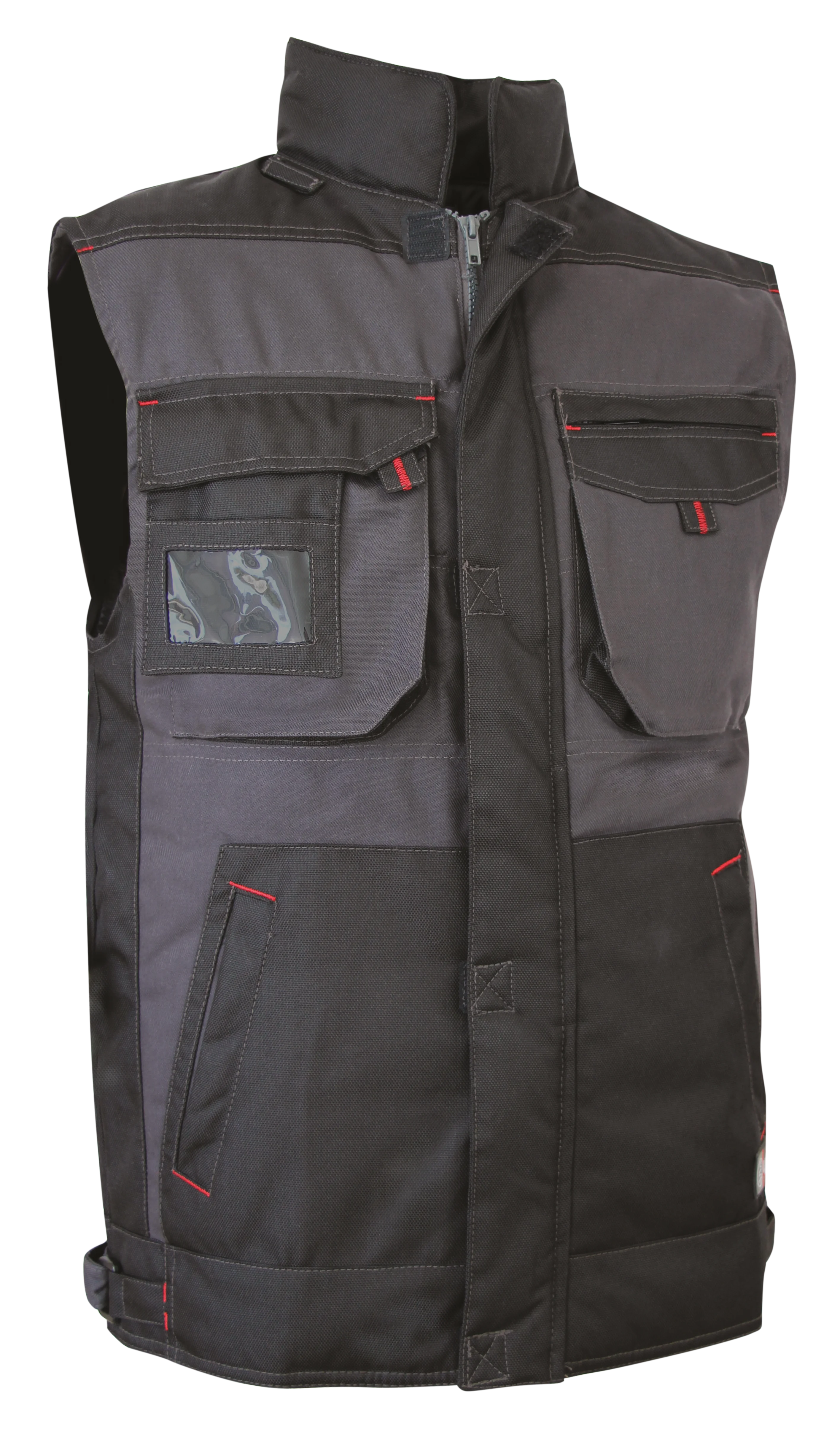 Veste de travail sans manches SABLE - GRIS NUIT/NOIR image