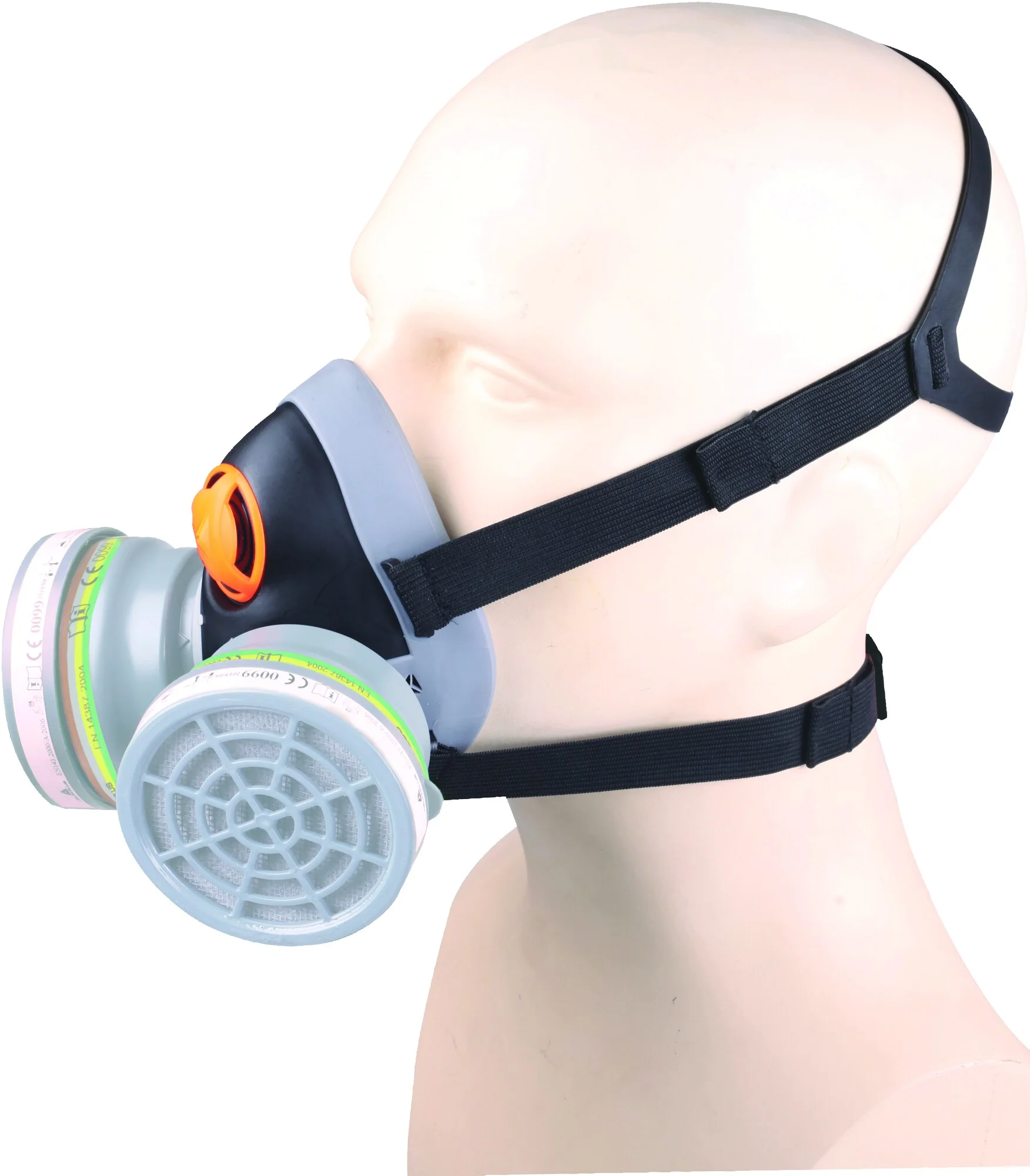 DEMI MASQUE M6400 JUPITER TAILLE M/L Noir/Gris image