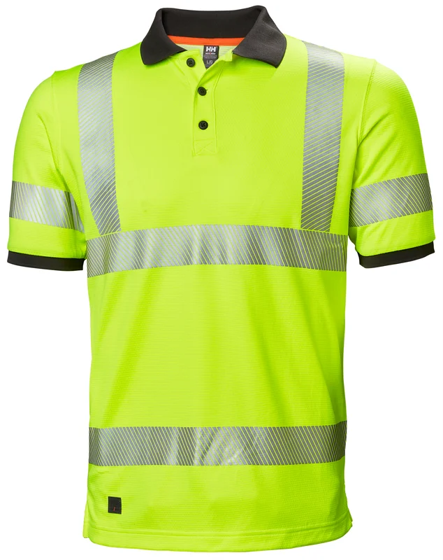 Polo de travail technique haute visibilité manches courtes ICU LIFA ACTIVE - Jaune image