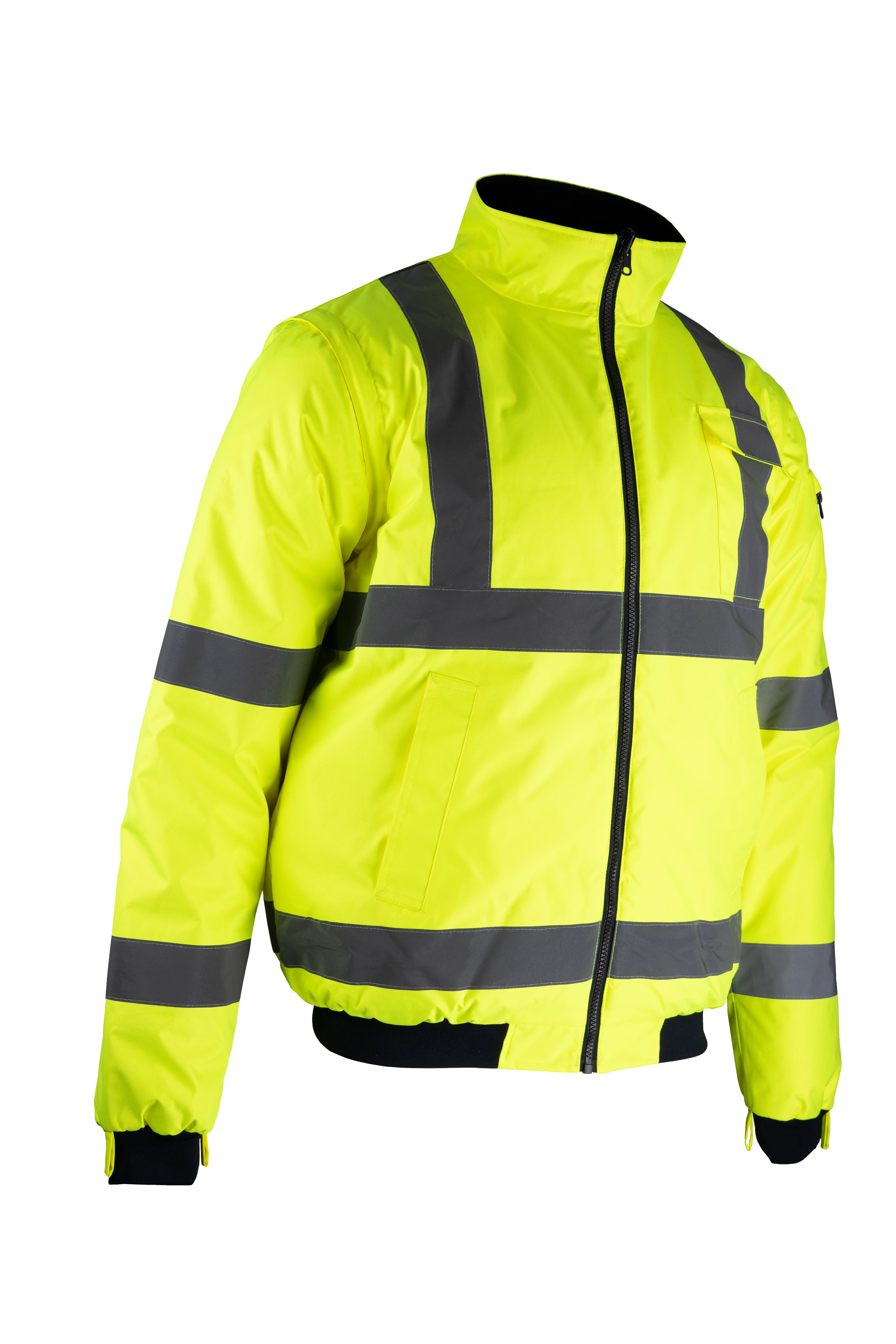Veste de travail matelassé HV LASER -  JAUNE FLUO image