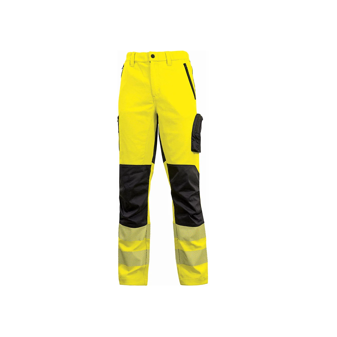 Pantalon de travail stretch haute visibilité ROY - Jaune Fluo image