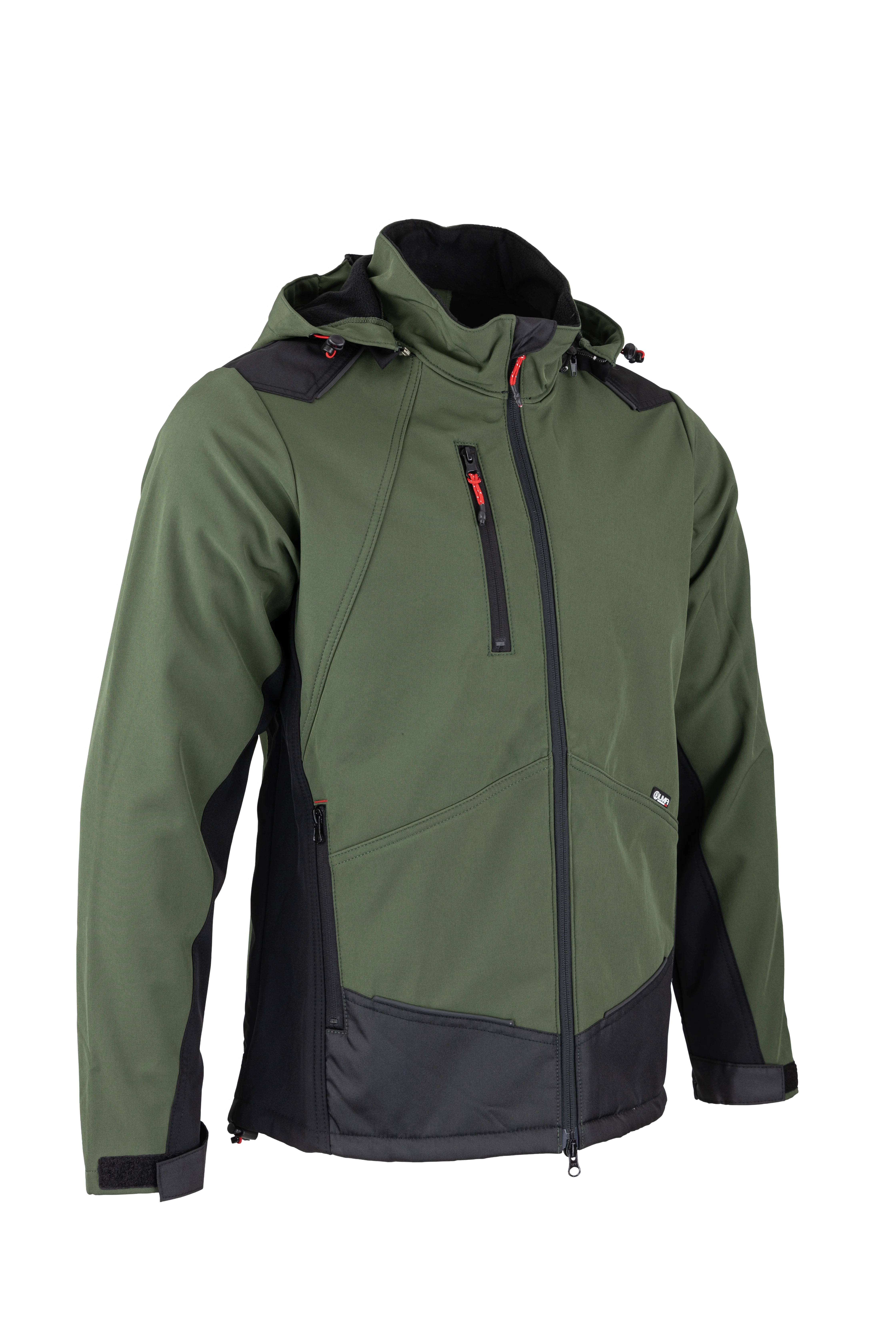 Veste de travail Softshell bicolore RIVER - KAKI/NOIR image