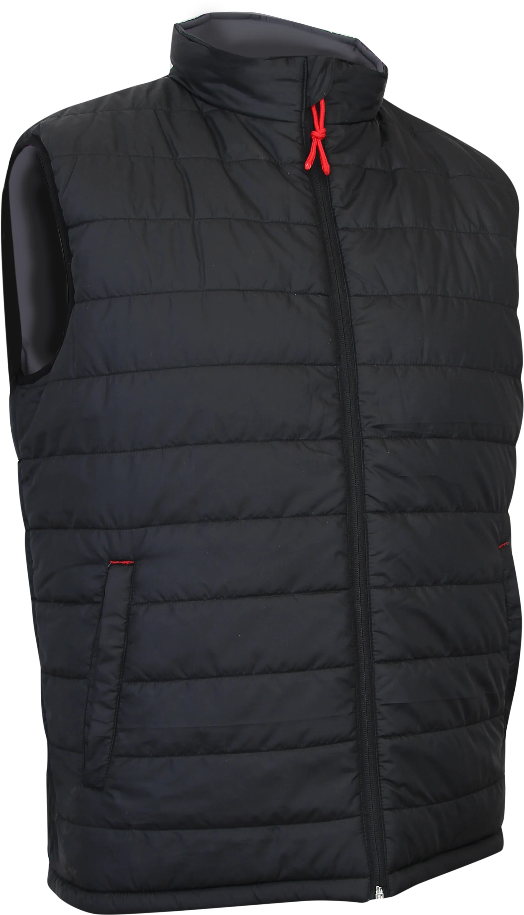 Veste de travail sans manches réversible REBEL - GRIS/NOIR image