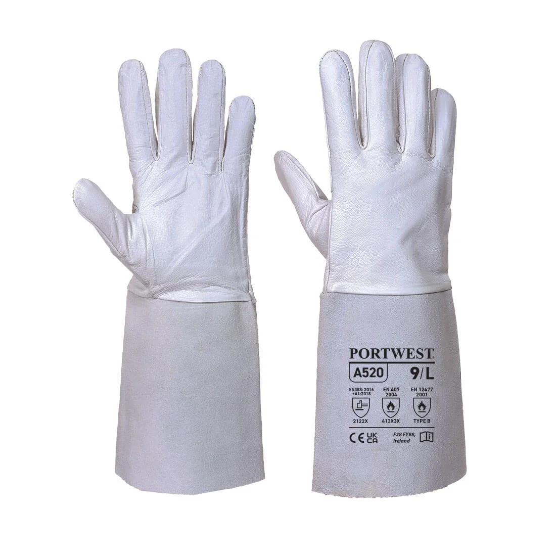 Gants soudure Tig premium Gris image
